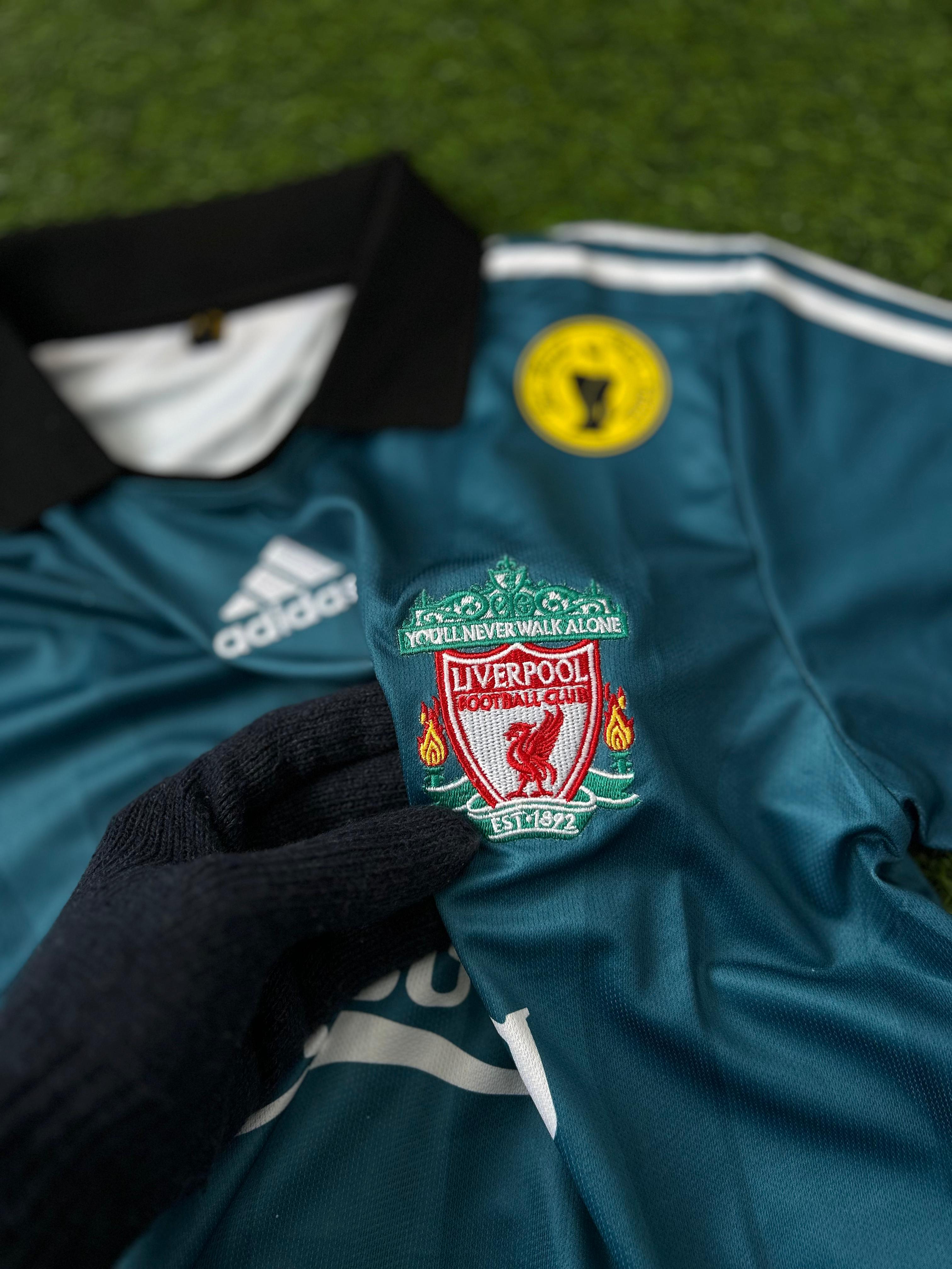 LIVERPOOL 2008-09 THIRD KIT,HALFSLEEVE POLO EMBROIDERY
