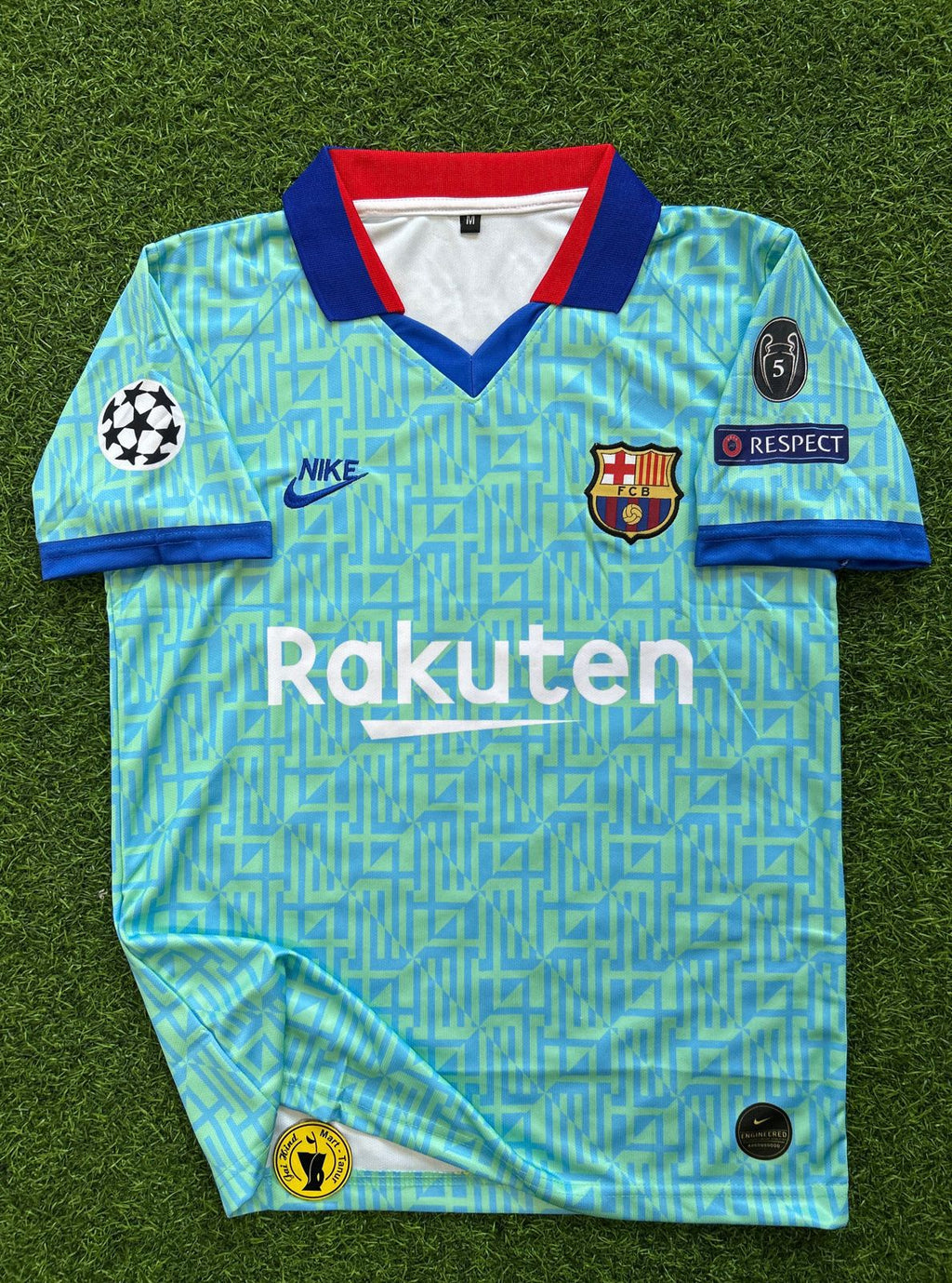 BARCELONA 2019-20 THIRD KIT, HALFSLEEVE POLO EMBROIDERY