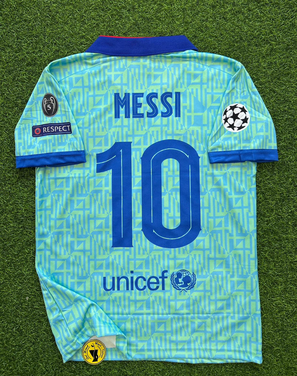 BARCELONA 2019-20 THIRD KIT, HALFSLEEVE POLO EMBROIDERY