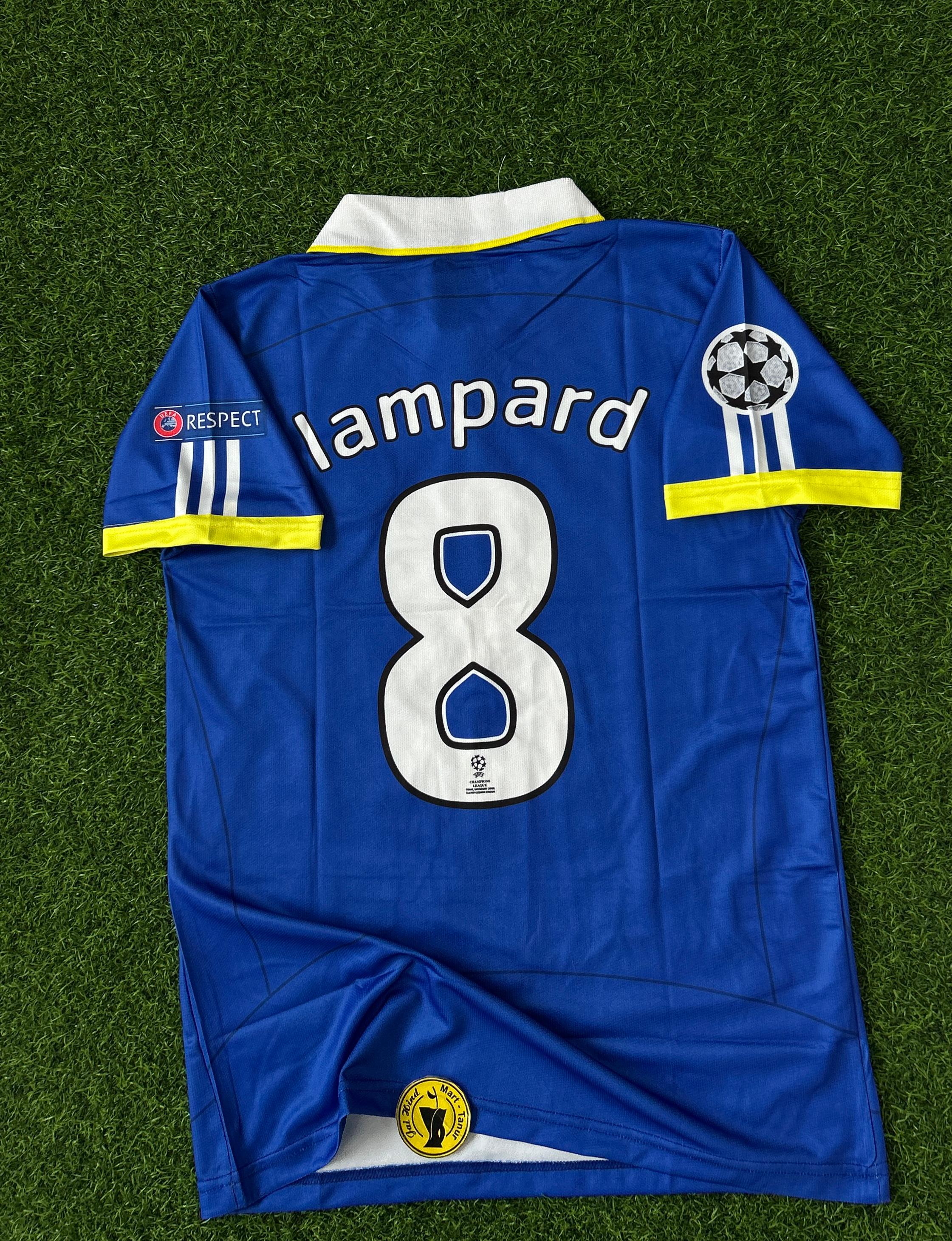CHELSEA 2007-08 HOME KIT, HALFSLEEVE POLO EMBROIDERY