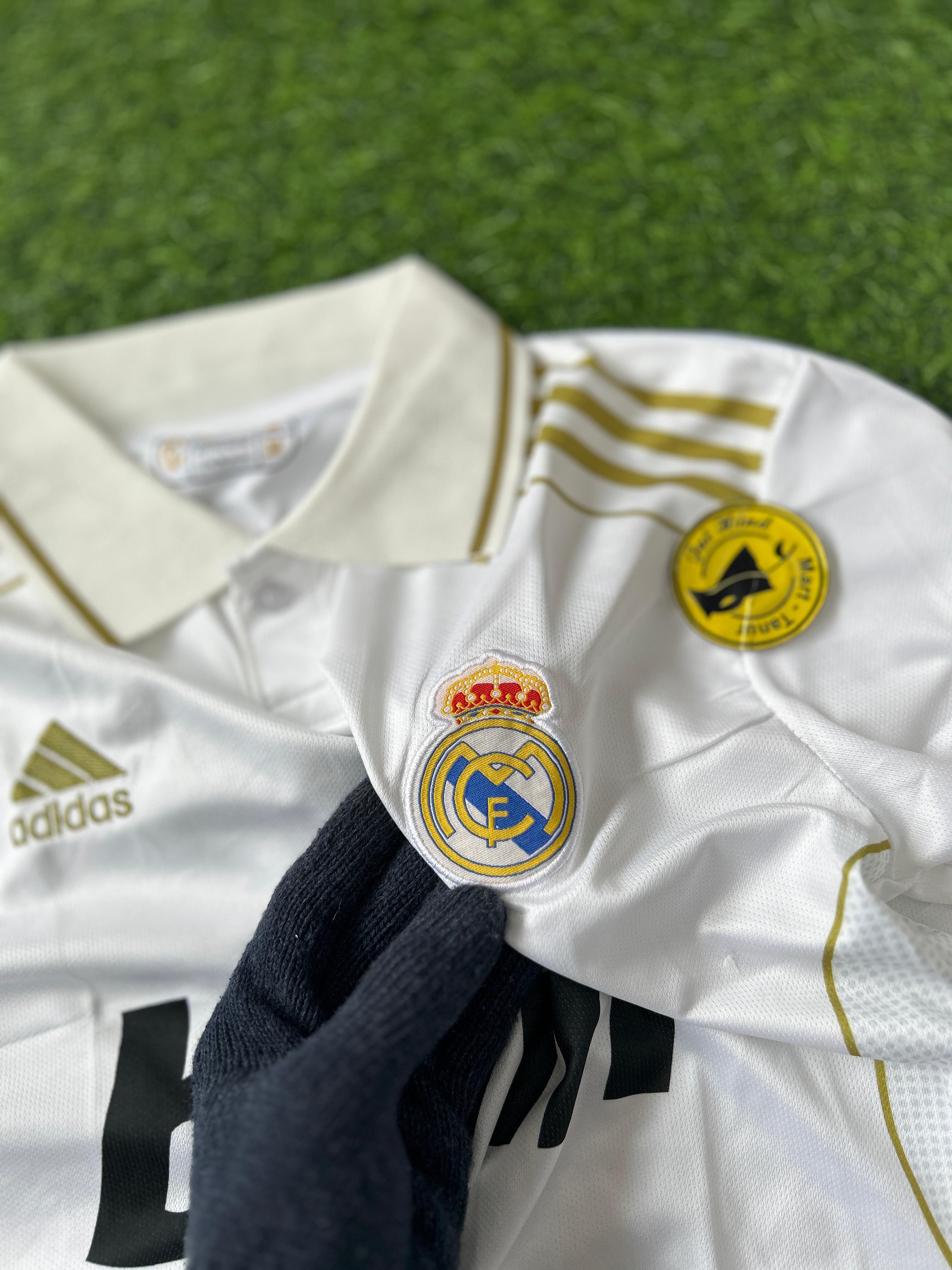REAL MADRID 2011-12 HOME KIT, FULLSLEEVE POLO EMBROIDERY