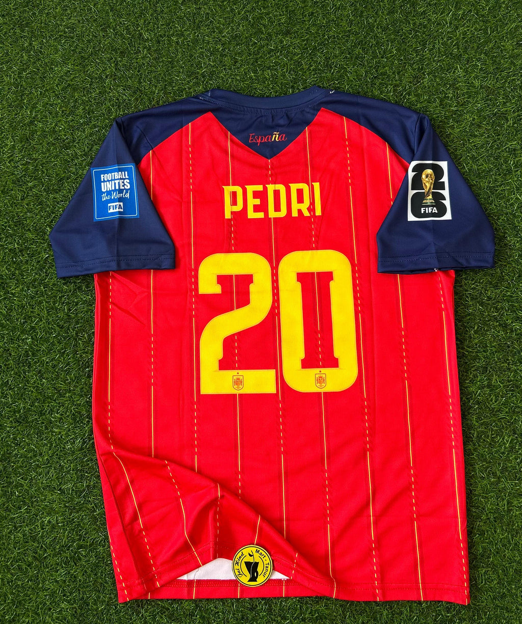 SPAIN 2026 WORLD CUP HOME KIT, HALFSLEEVE EMBROIDERY