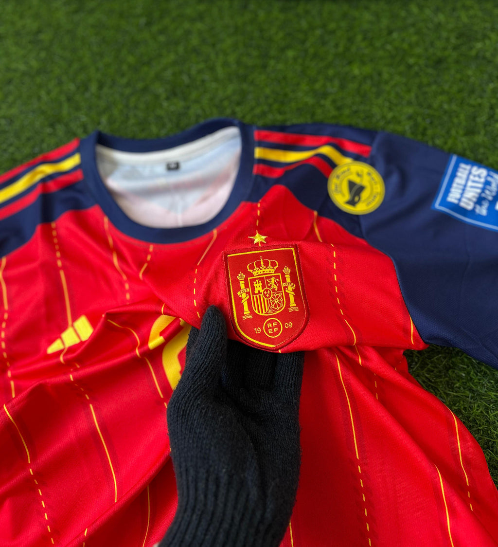 SPAIN 2026 WORLD CUP HOME KIT, HALFSLEEVE EMBROIDERY