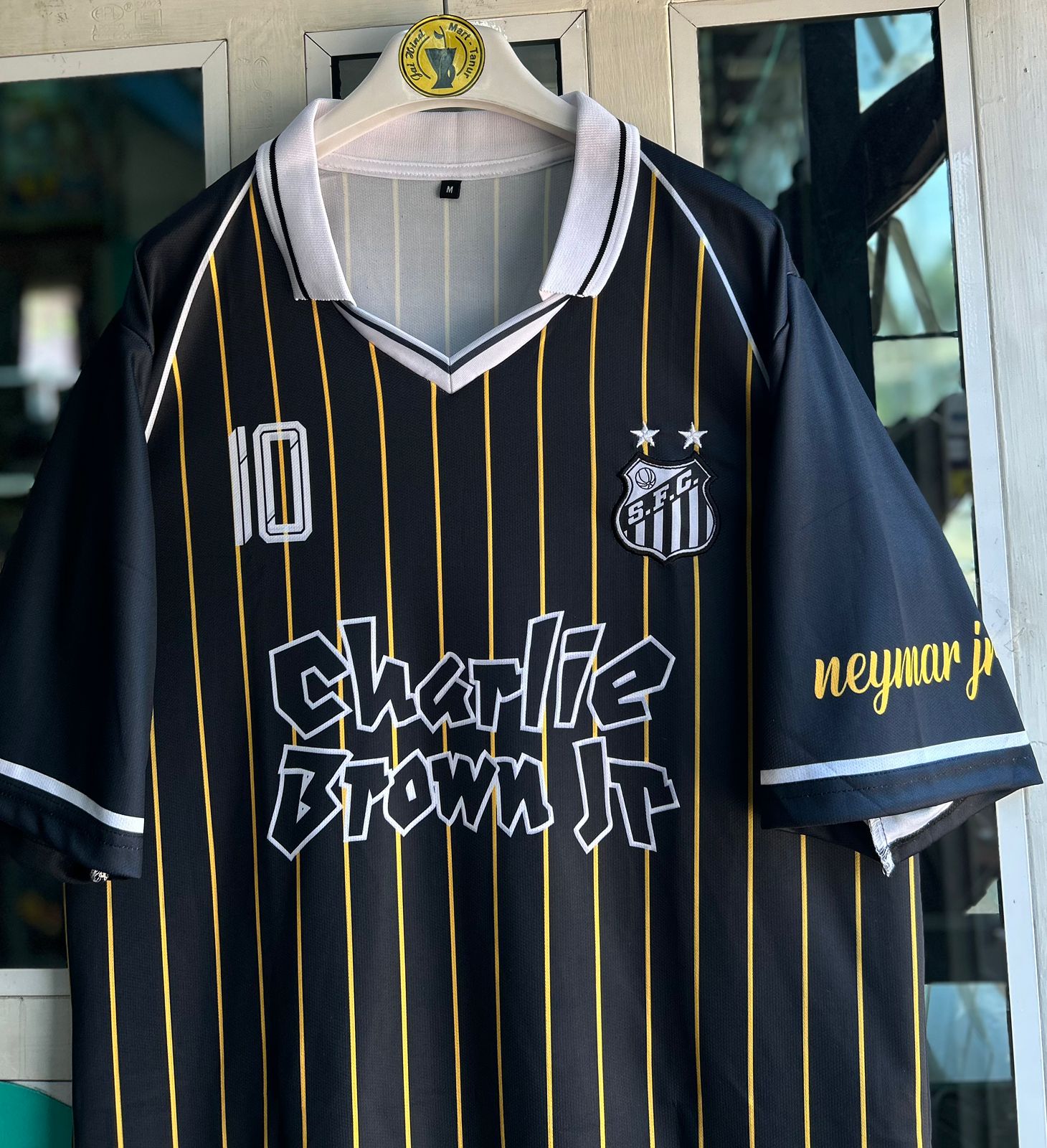 SANTOS FC CHARLIE BROWN JR'SPECIAL EDITION, FIVESLEEVE POLO EMBROIDERY