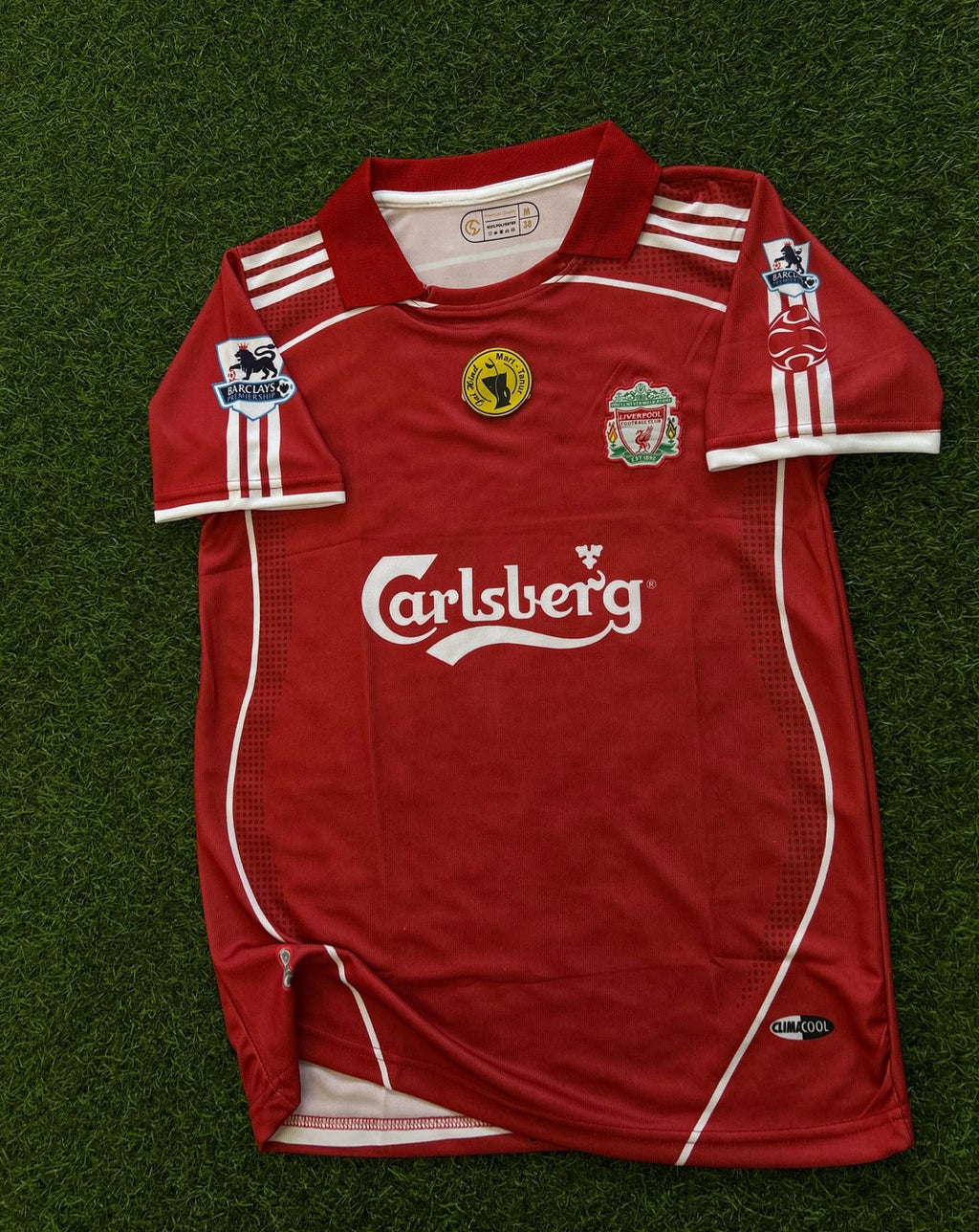 LIVERPOOL 2006-07 HOME KIT, HALFSLEEVE POLO EMBROIDERY