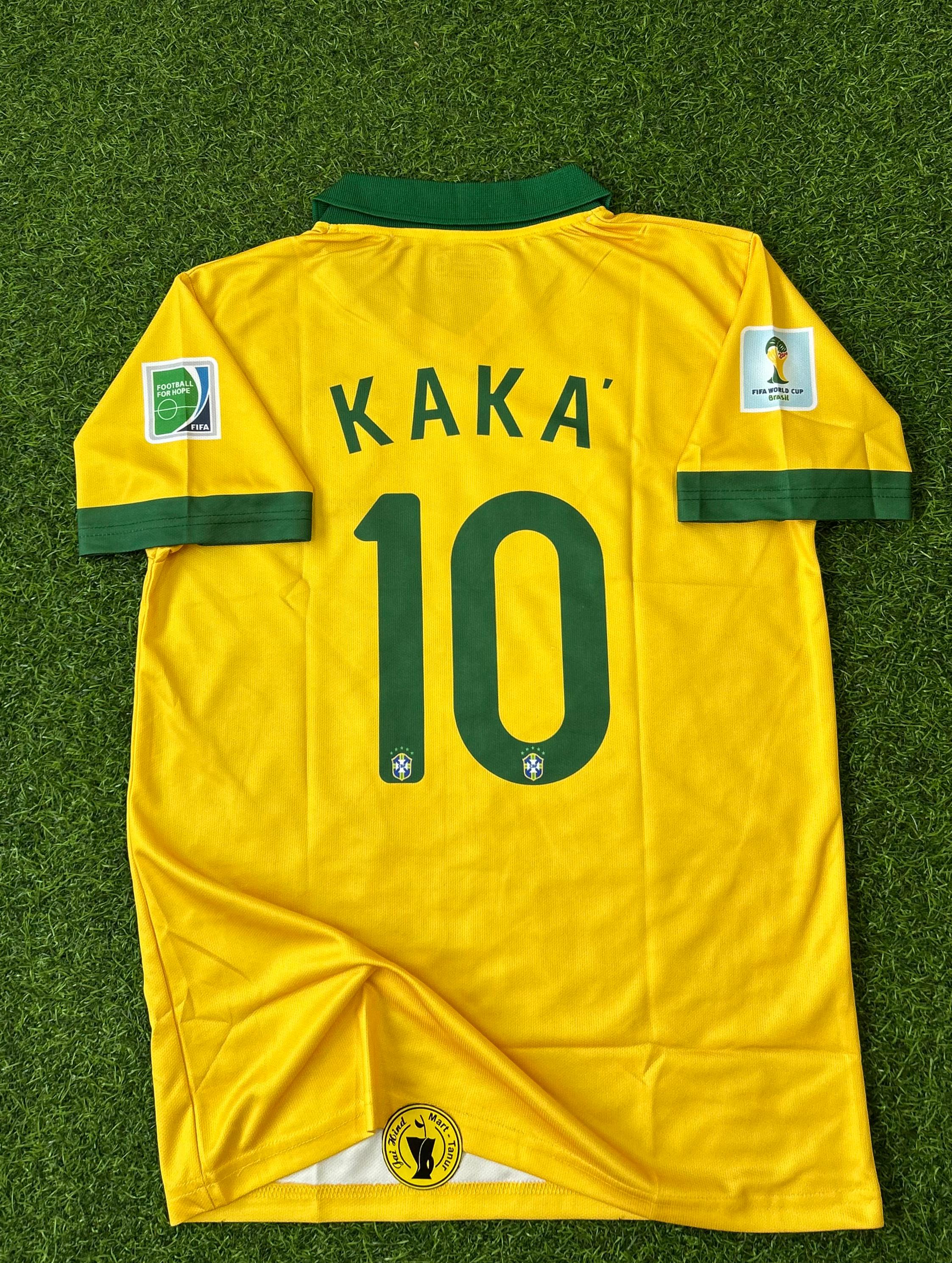 BRAZIL 2014 WORLD CUP HOME KIT, HALFSLEEVE POLO EMBROIDERY