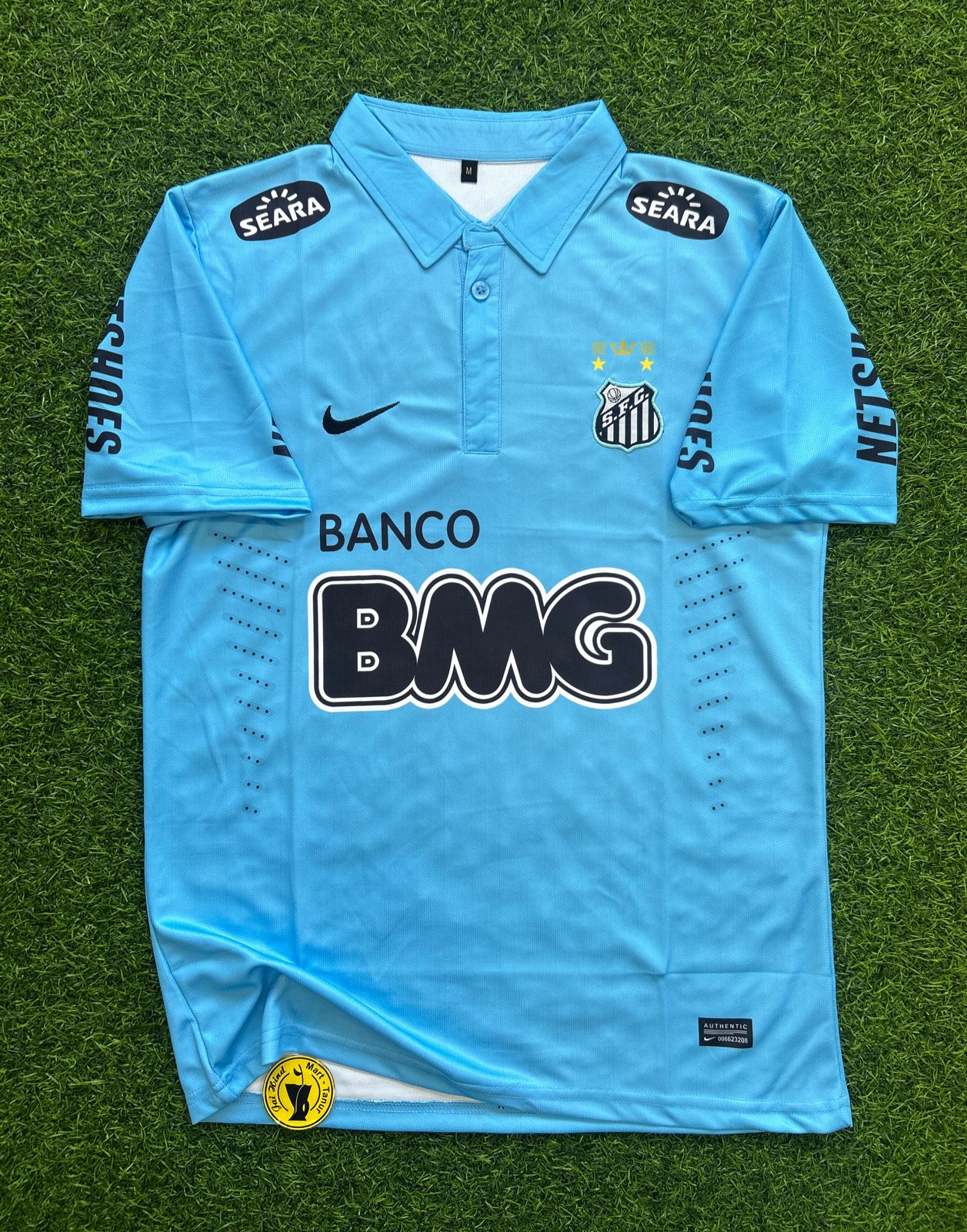 SANTOS FC  2012-13 THIRD KIT, HALFSLEEVE POLO EMBROIDERY