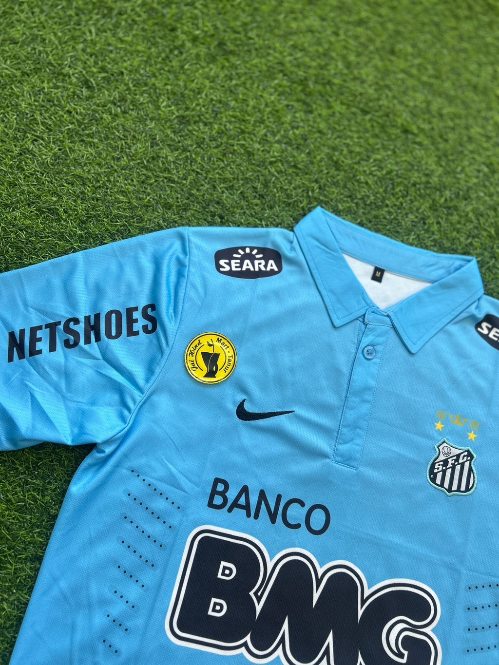 SANTOS FC  2012-13 THIRD KIT, HALFSLEEVE POLO EMBROIDERY