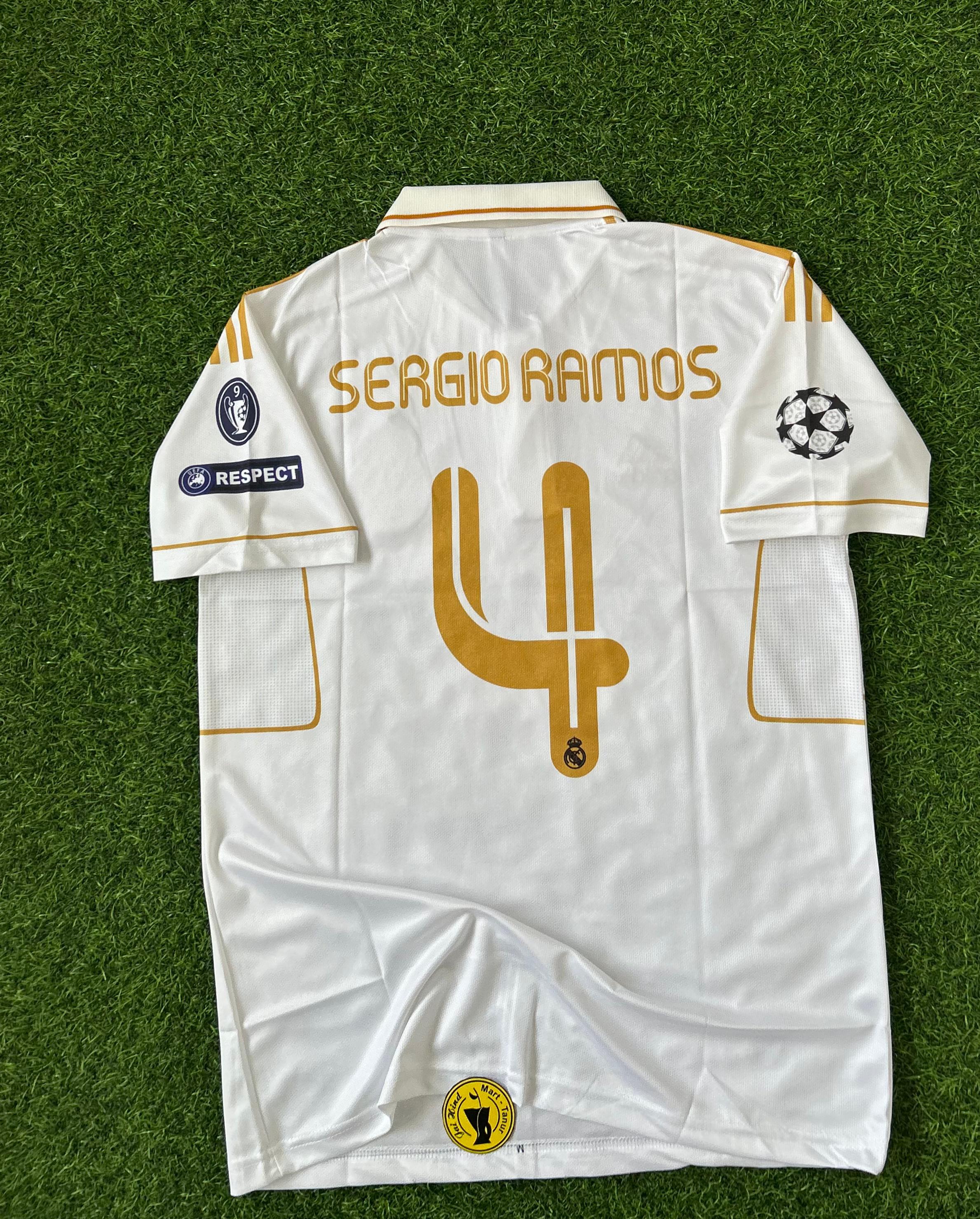 REAL MADRID 2011-12 HOME KIT, HALFSLEEVE POLO EMBROIDERY
