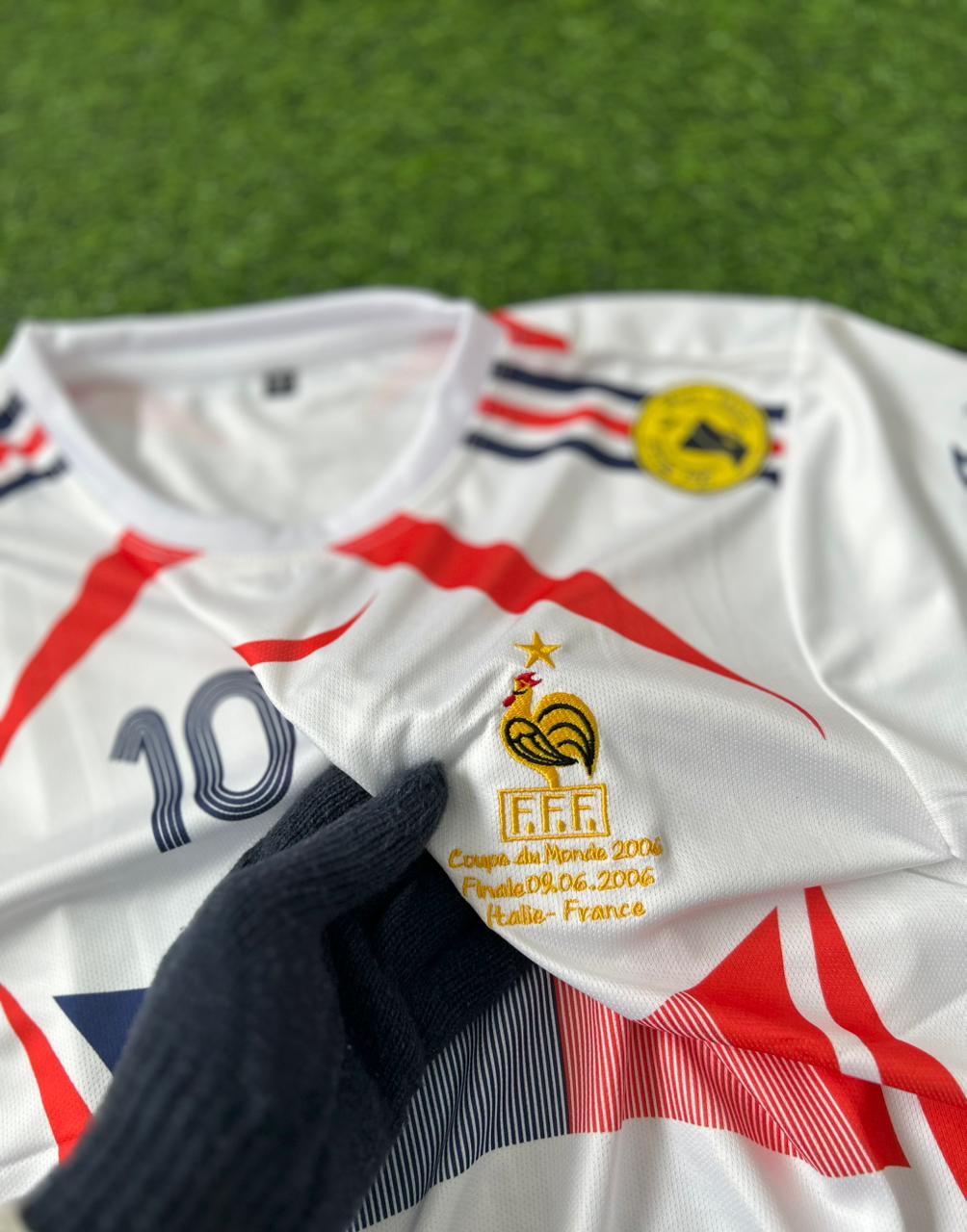 FRANCE 2006 WORLD CUP AWAY KIT, HALFSLEEVE EMBROIDERY