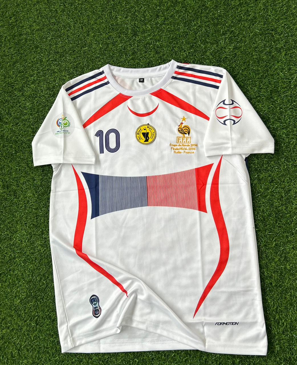 FRANCE 2006 WORLD CUP AWAY KIT, HALFSLEEVE EMBROIDERY