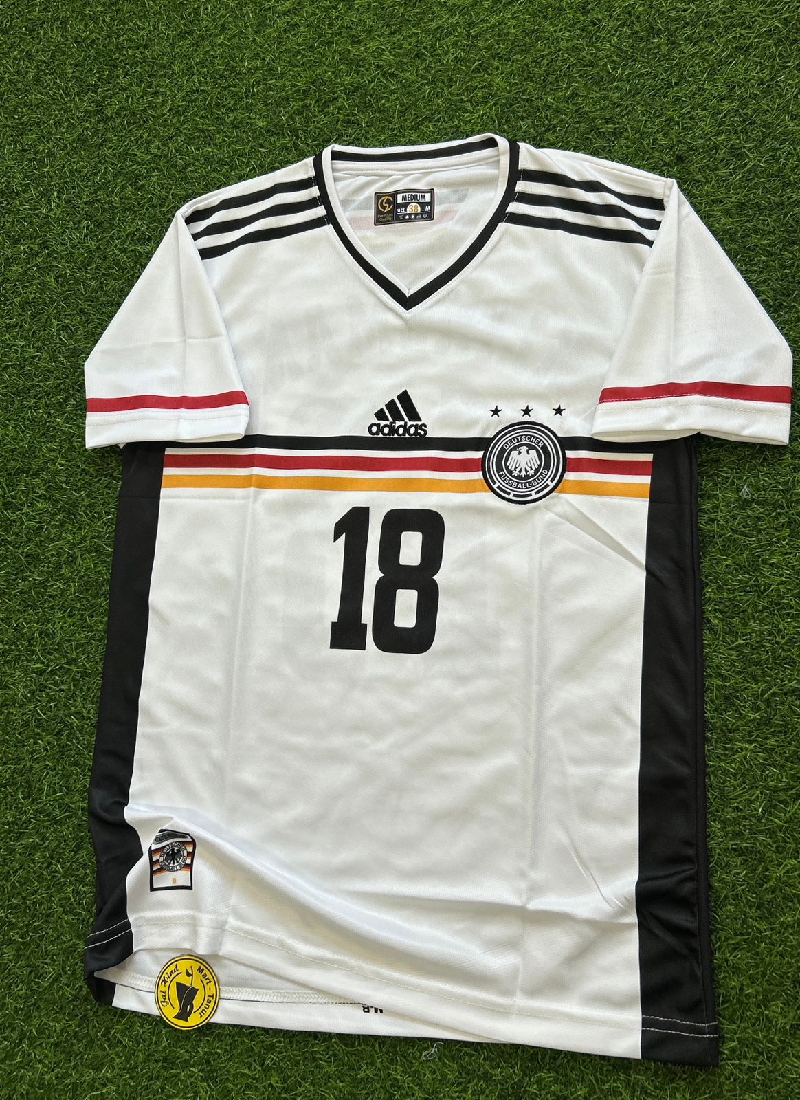 GERMANY 1998 HOME KIT, HALFSLEEVE EMBROIDERY