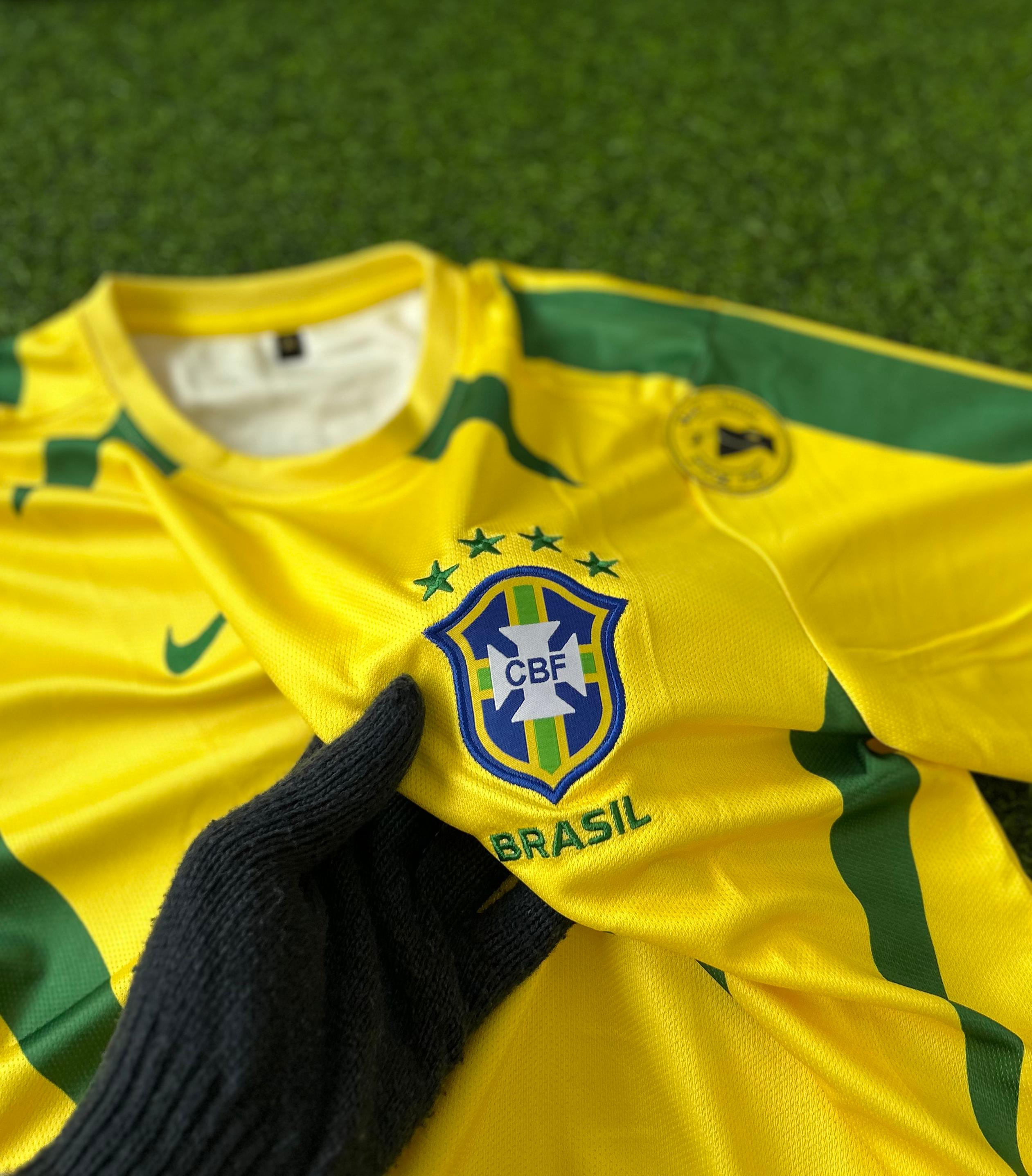 BRAZIL X STUSSY LIMITED EDITION 2002 HOME KIT, HALFSLEEVE EMBROIDERY