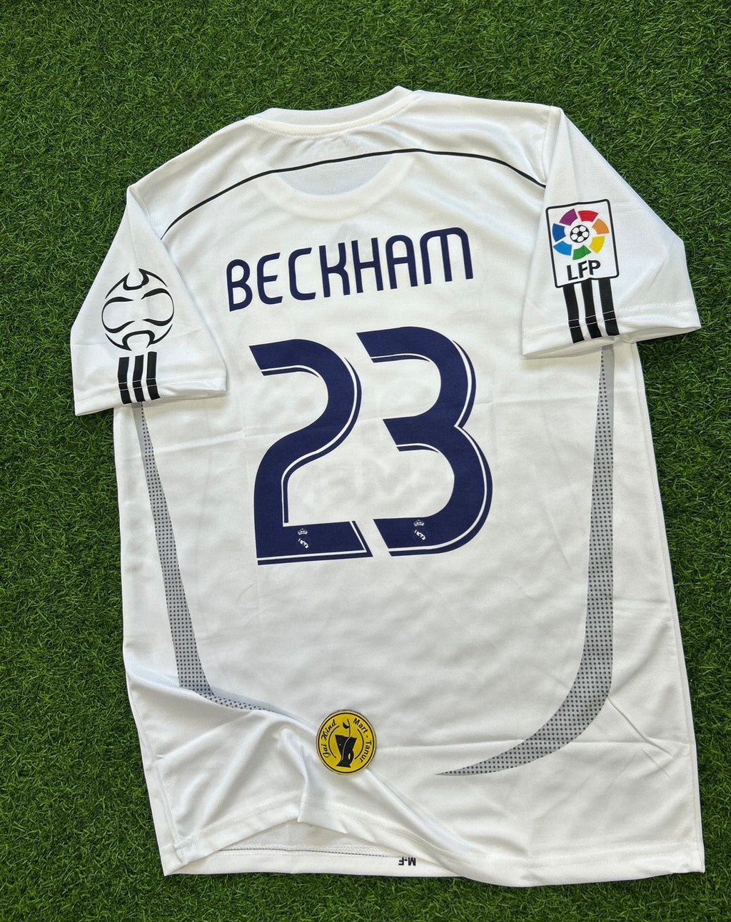 REAL MADRID 2006-07 HOME KIT, HALFSLEEVE EMBROIDERY