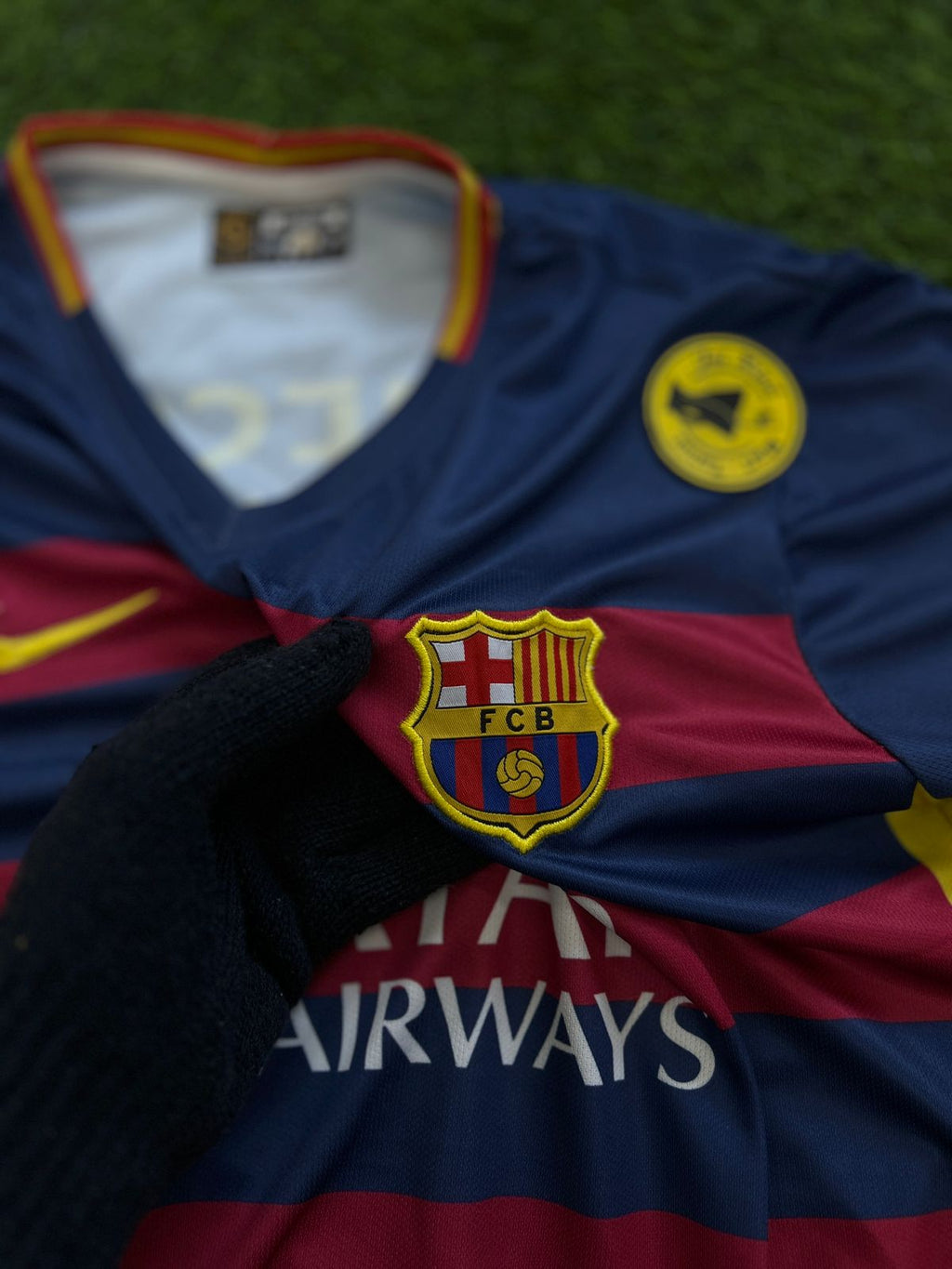 BARCELONA 2015-16 SEASON HOME KIT, HALFSLEEVE EMBROIDERY