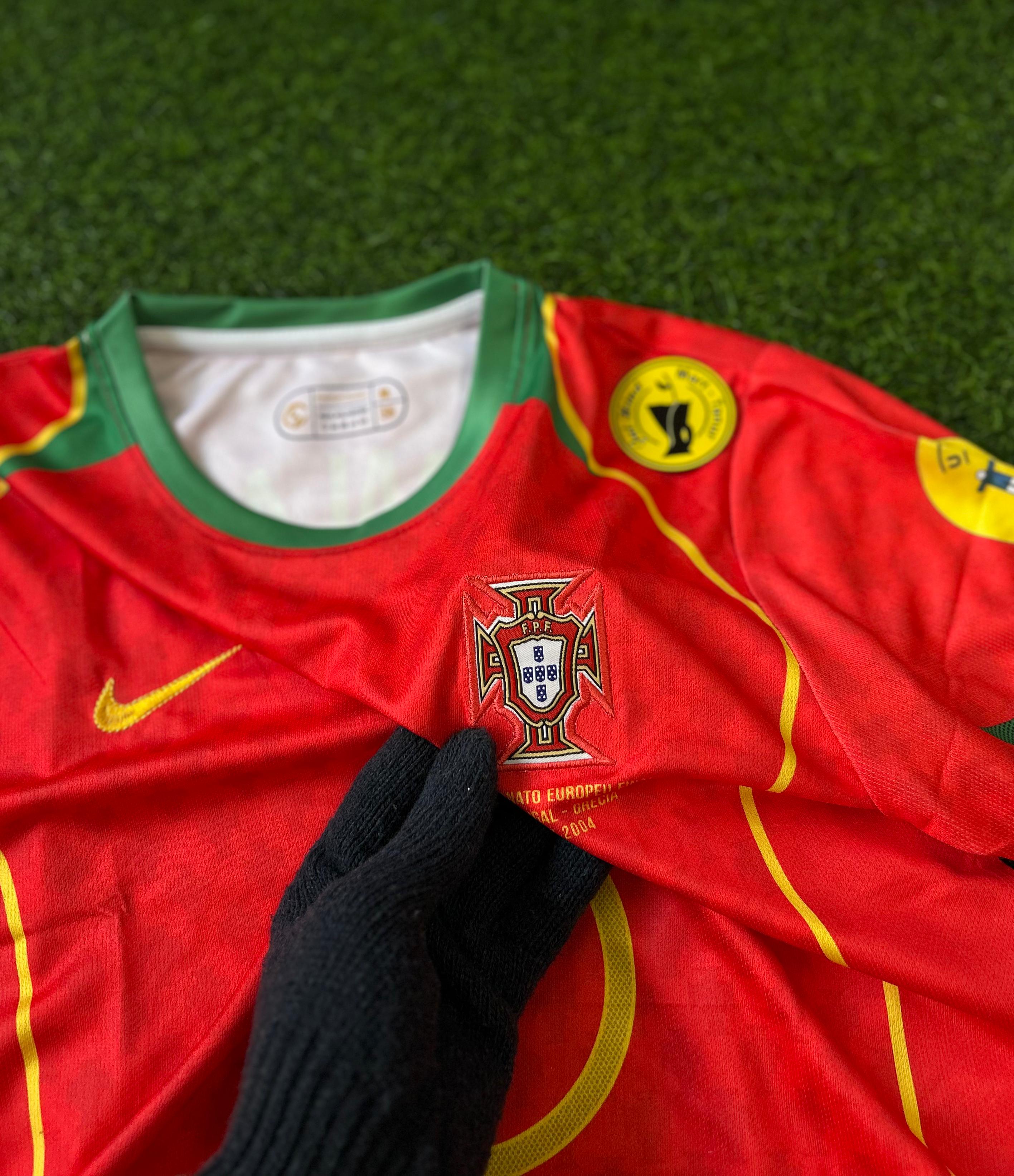 PORTUGAL 2004 HOME KIT, HALFSLEEVE EMBROIDERY