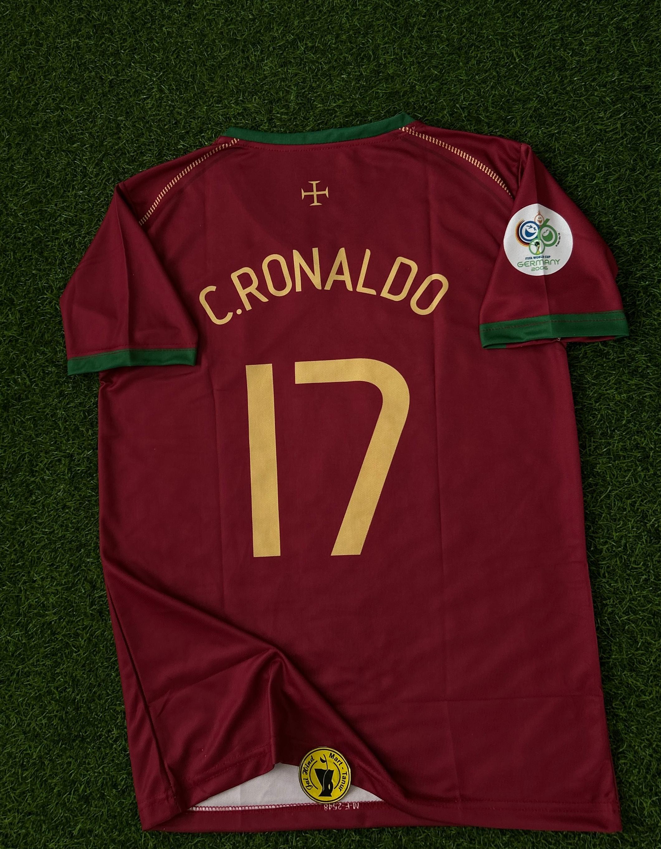PORTUGAL 2004-06 HOME KIT , HALFSLEEVE EMBROIDERY