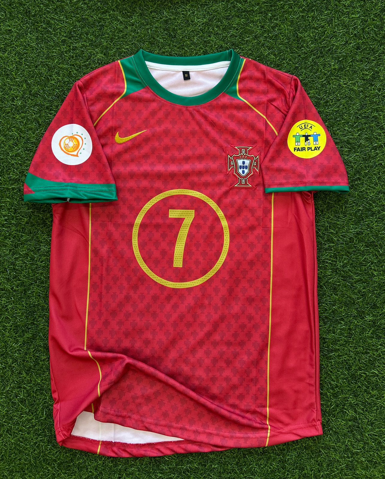 PORTUGAL 2004 HOME KIT, HALFSLEEVE EMBROIDERY