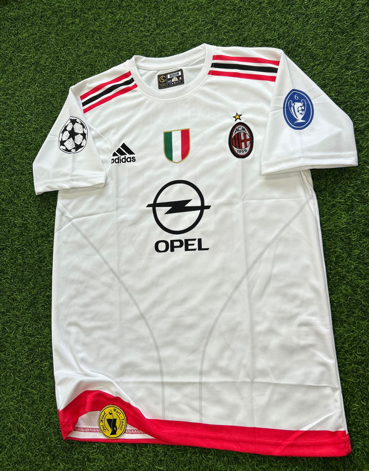 AC MILAN 2002-03 AWAY KIT, HALFSLEEVE EMBROIDERY