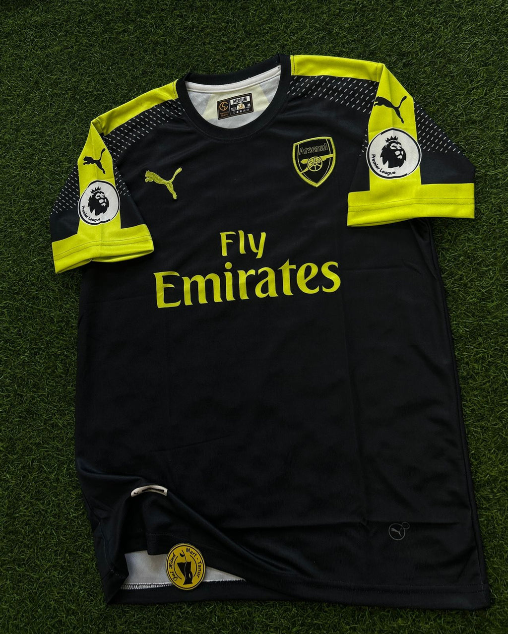 ARSENAL 2016-17 THIRD KIT, HALFSLEEVE EMBROIDERY