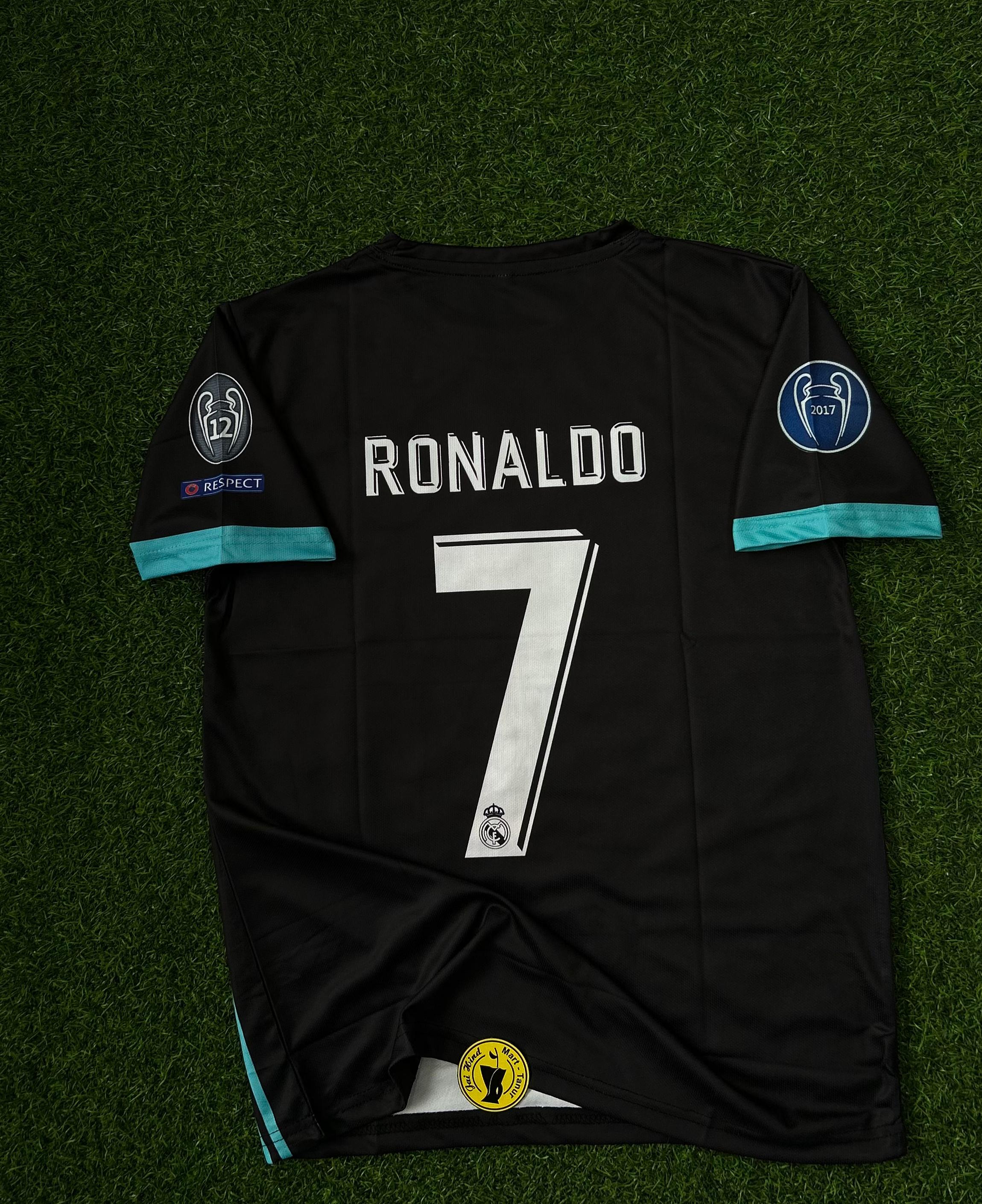 REAL MADRID 2017-18 AWAY KIT, HALFSLEEVE EMBROIDERY