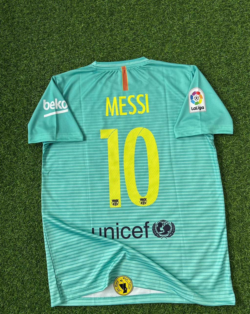 BARCELONA 2016-17 THIRD KIT, HALFSLEEVE EMBROIDERY