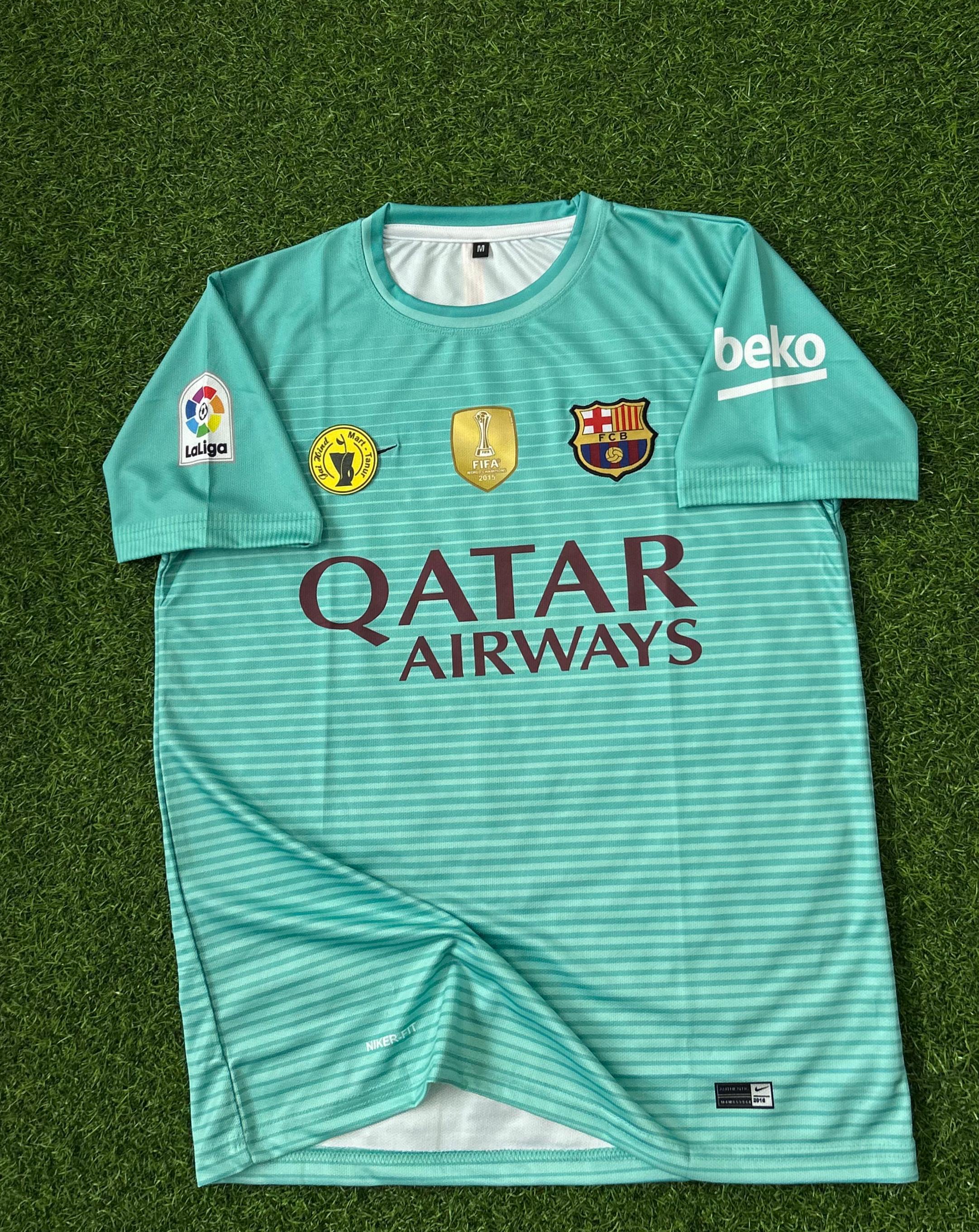 BARCELONA 2016-17 THIRD KIT, HALFSLEEVE EMBROIDERY