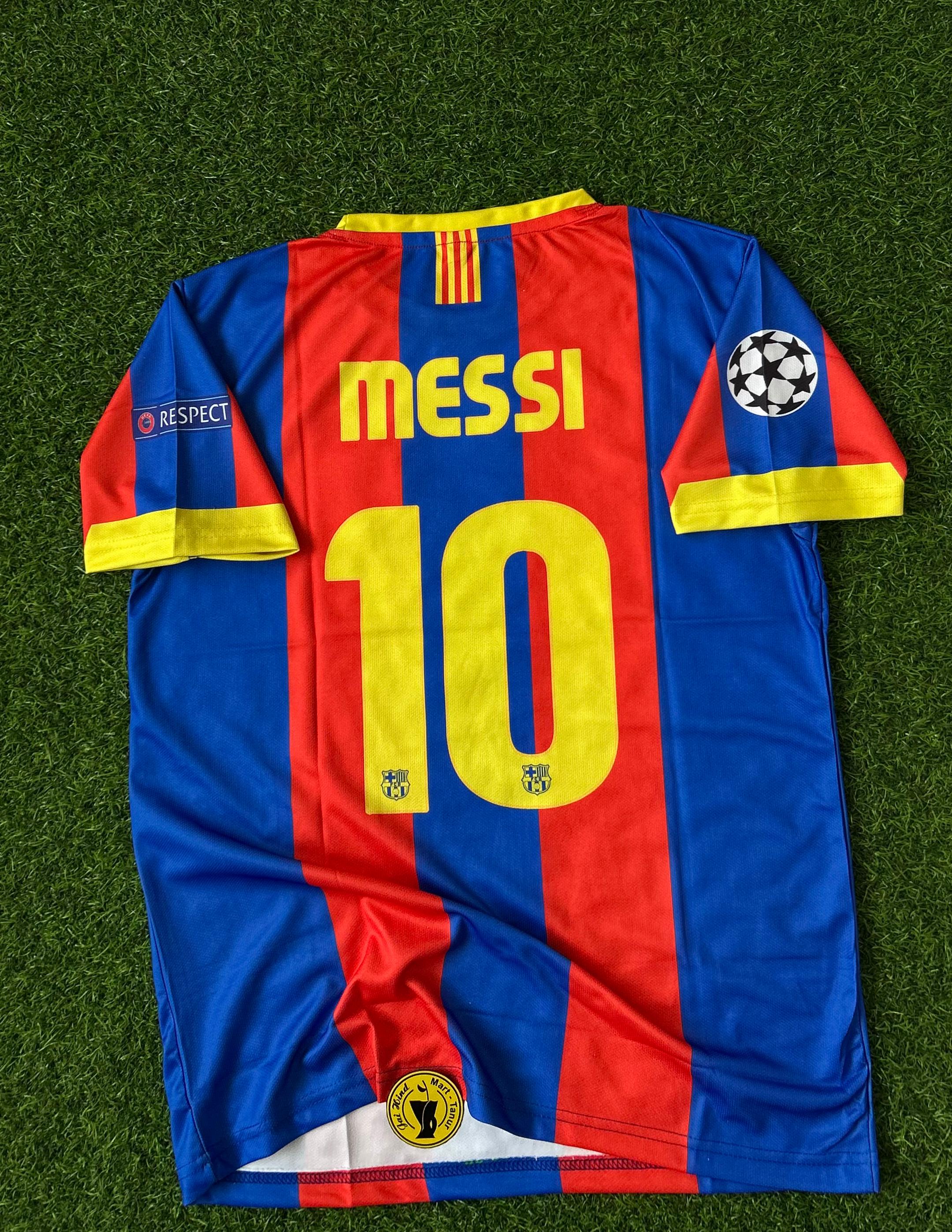 BARCELONA 2010-11 HOME KIT, HALFSLEEVE EMBROIDERY