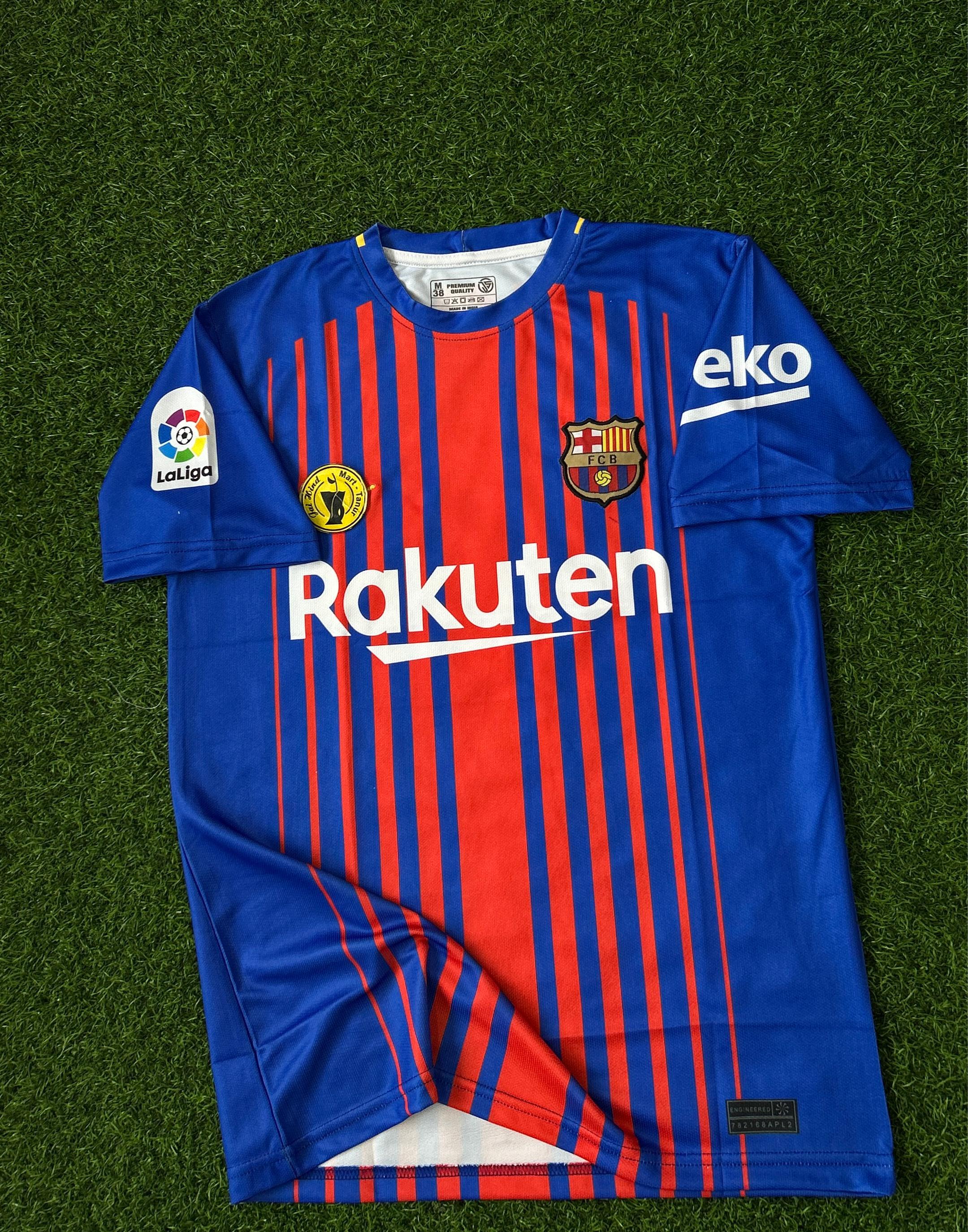 BARCELONA 2018-19 HOME KIT, HALFSLEEVE EMBROIDERY