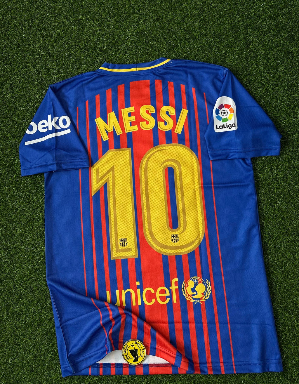 BARCELONA 2018-19 HOME KIT, HALFSLEEVE EMBROIDERY