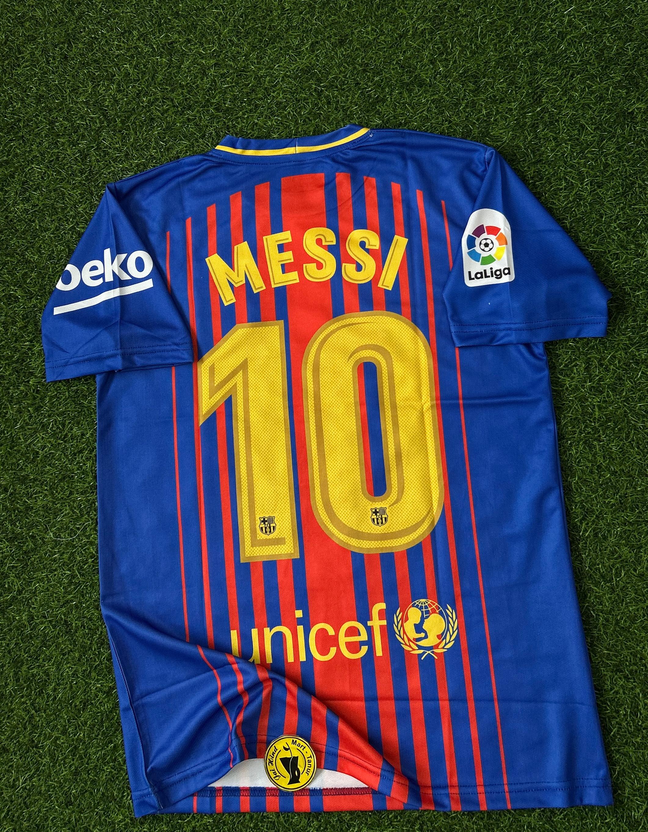 BARCELONA 2018-19 HOME KIT, HALFSLEEVE EMBROIDERY