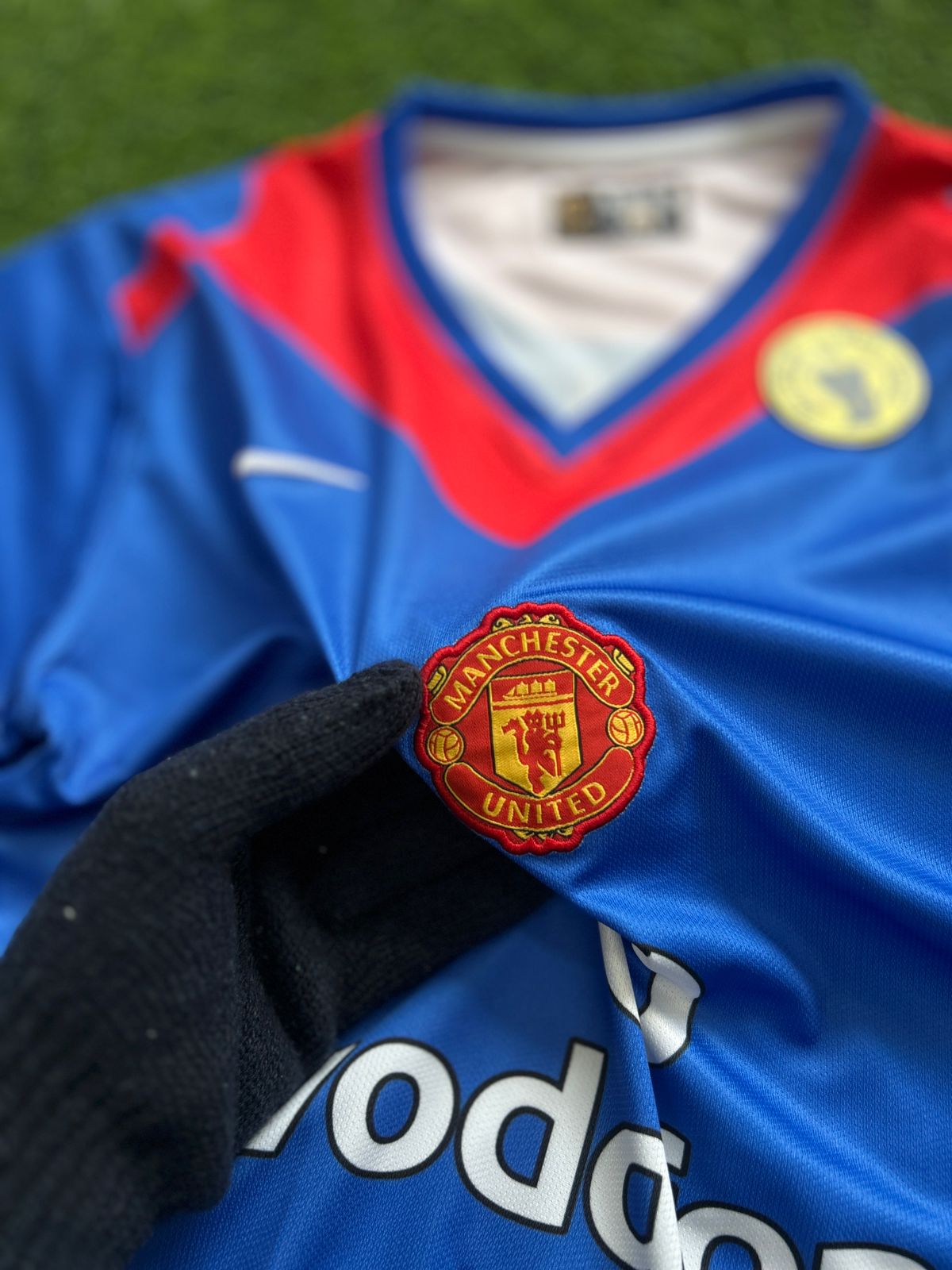 MAN UNITED 2005-06 AWAY KIT, HALFSLEEVE EMBROIDERY