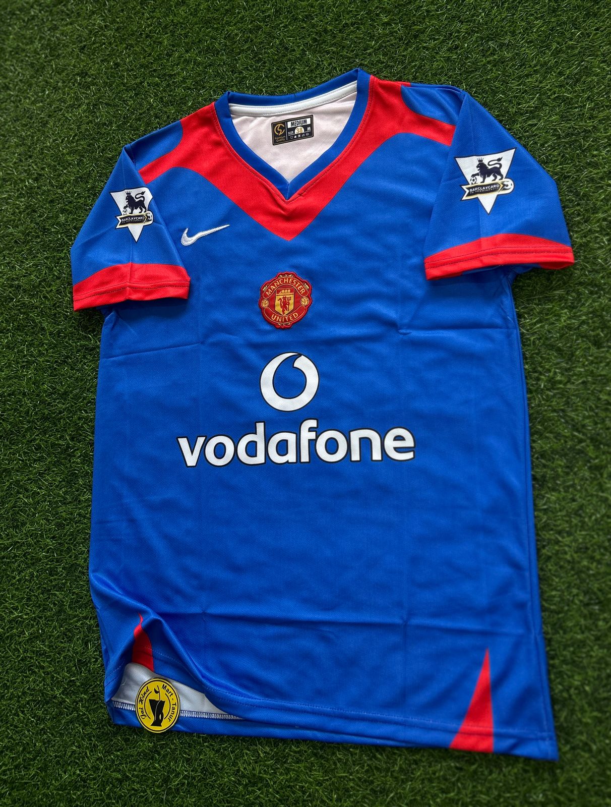 MAN UNITED 2005-06 AWAY KIT, HALFSLEEVE EMBROIDERY
