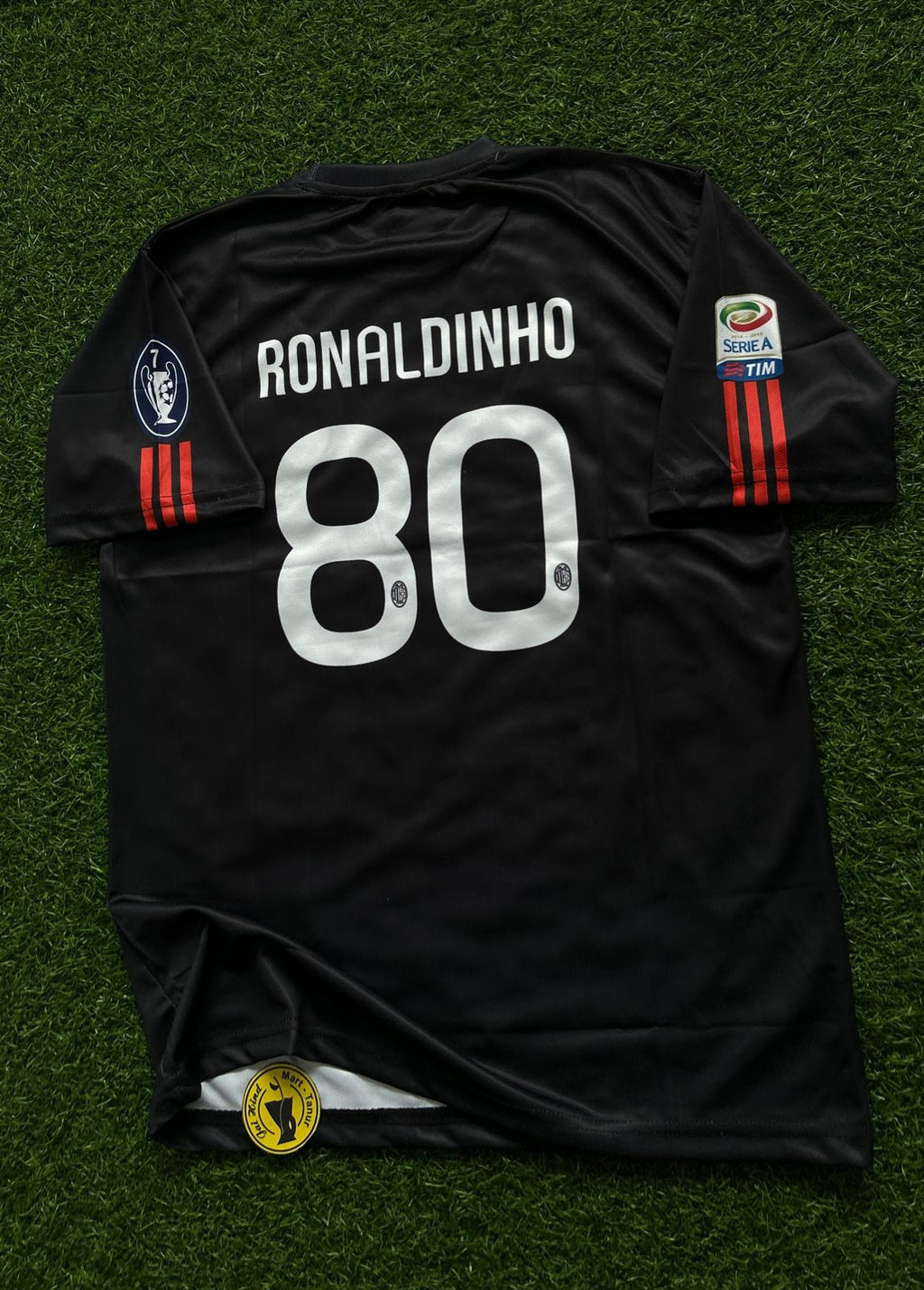 AC MILAN 2010-11 THIRD KIT, HALFSLEEVE EMBROIDERY