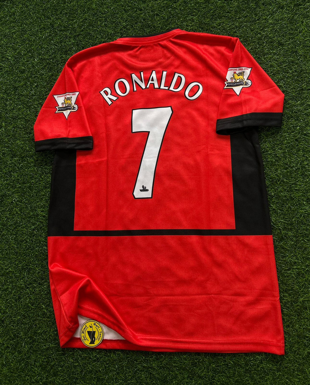 MAN UNITED 2002-04 HOME KIT, HALFSLEEVE EMBROIDERY