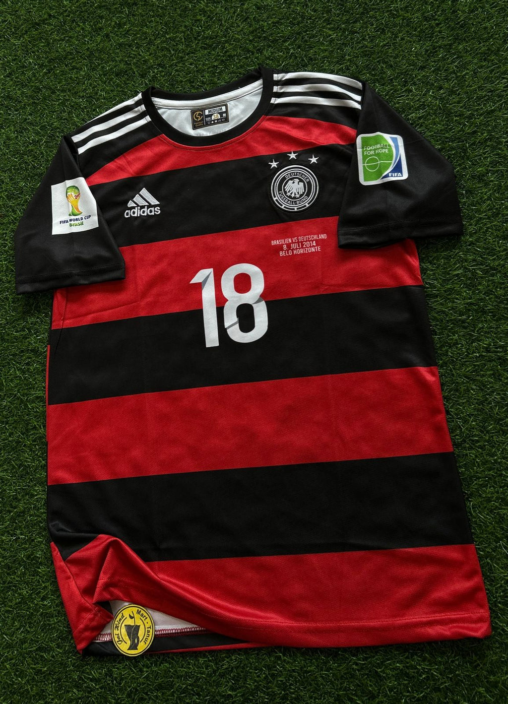 GERMANY 2014 WORLD CUP AWAY KIT, HALFSLEEVE EMBROIDERY