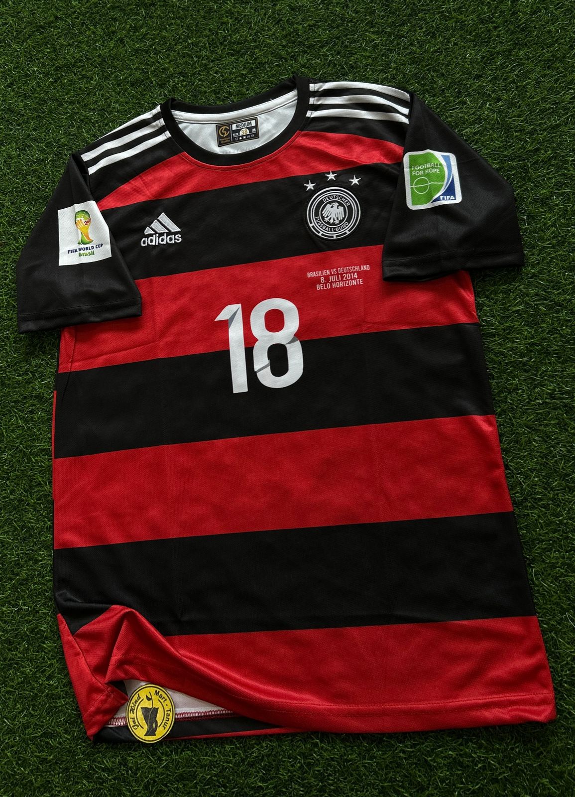 GERMANY 2014 WORLD CUP AWAY KIT, HALFSLEEVE EMBROIDERY