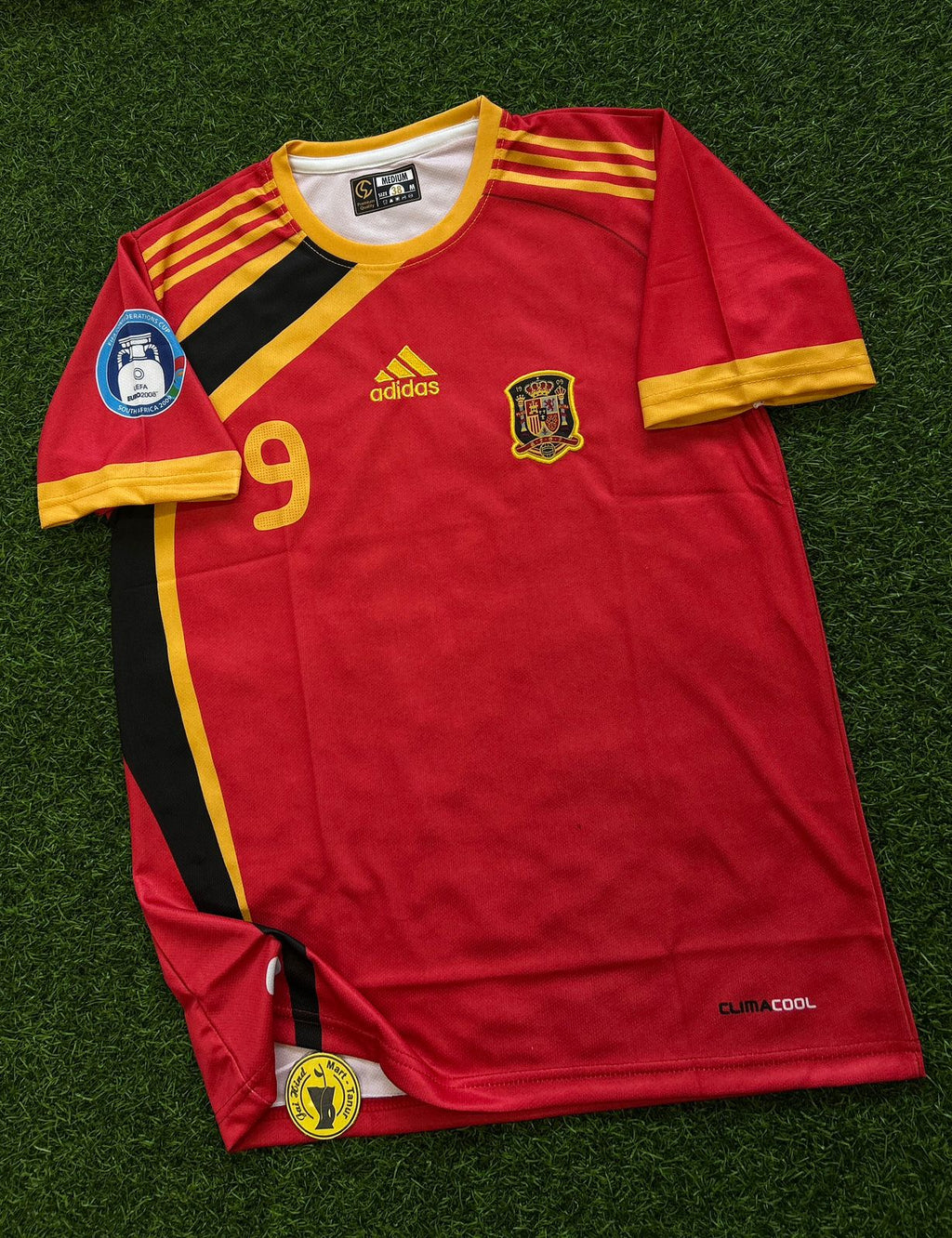 SPAIN 2009 HOME KIT, HALFSLEEVE EMBROIDERY