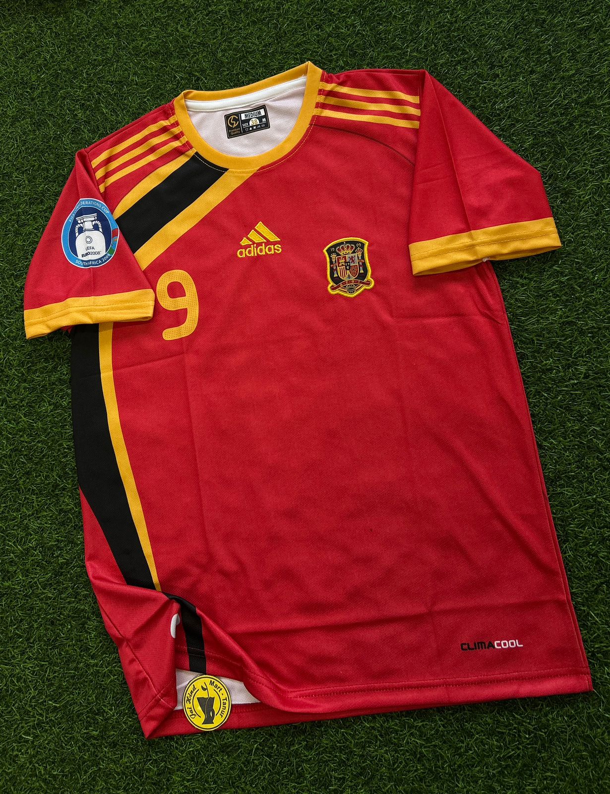 SPAIN 2009 HOME KIT, HALFSLEEVE EMBROIDERY