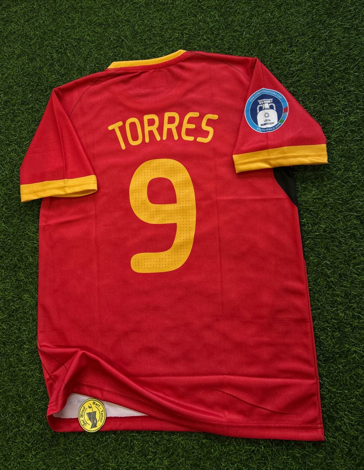 SPAIN 2009 HOME KIT, HALFSLEEVE EMBROIDERY