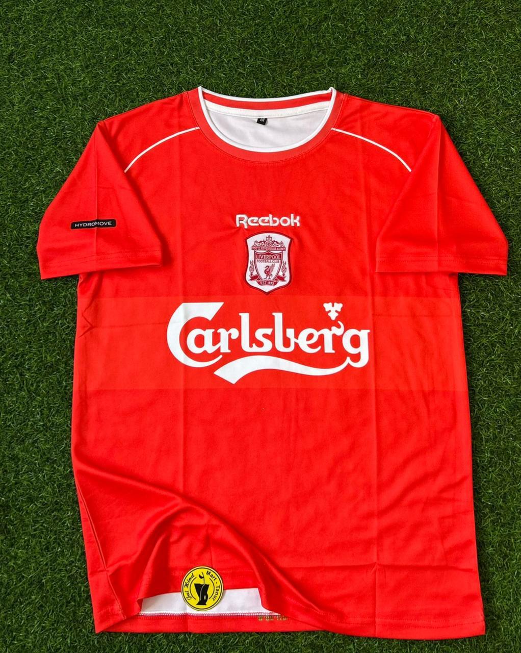 LIVERPOOL 2000-01 HOME KIT,HALFSLEEVE EMBROIDERY