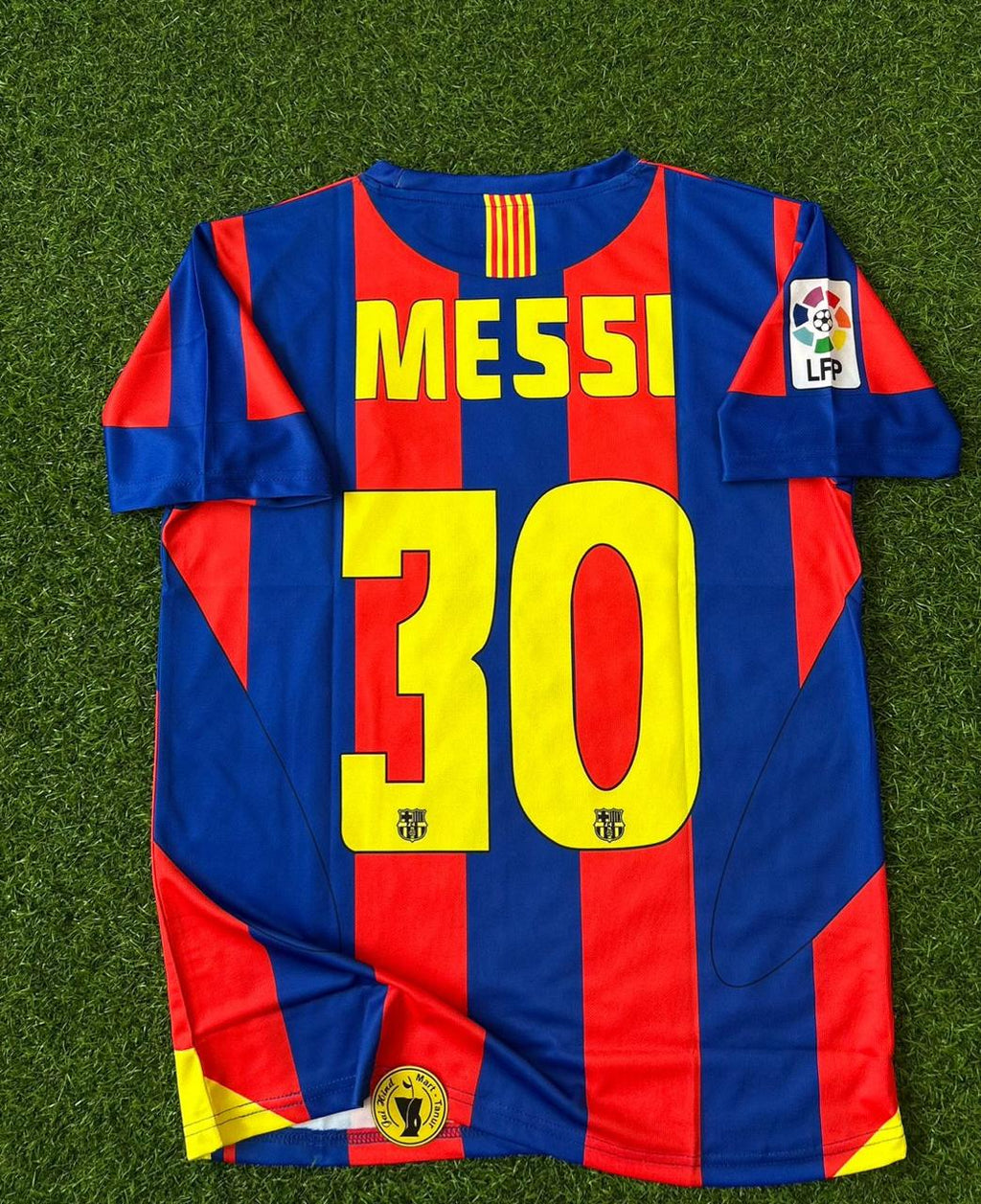 BARCELONA RETRO HOME KIT, HALFSLEEVE EMBROIDERY