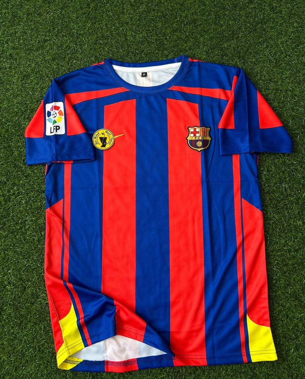 BARCELONA RETRO HOME KIT, HALFSLEEVE EMBROIDERY
