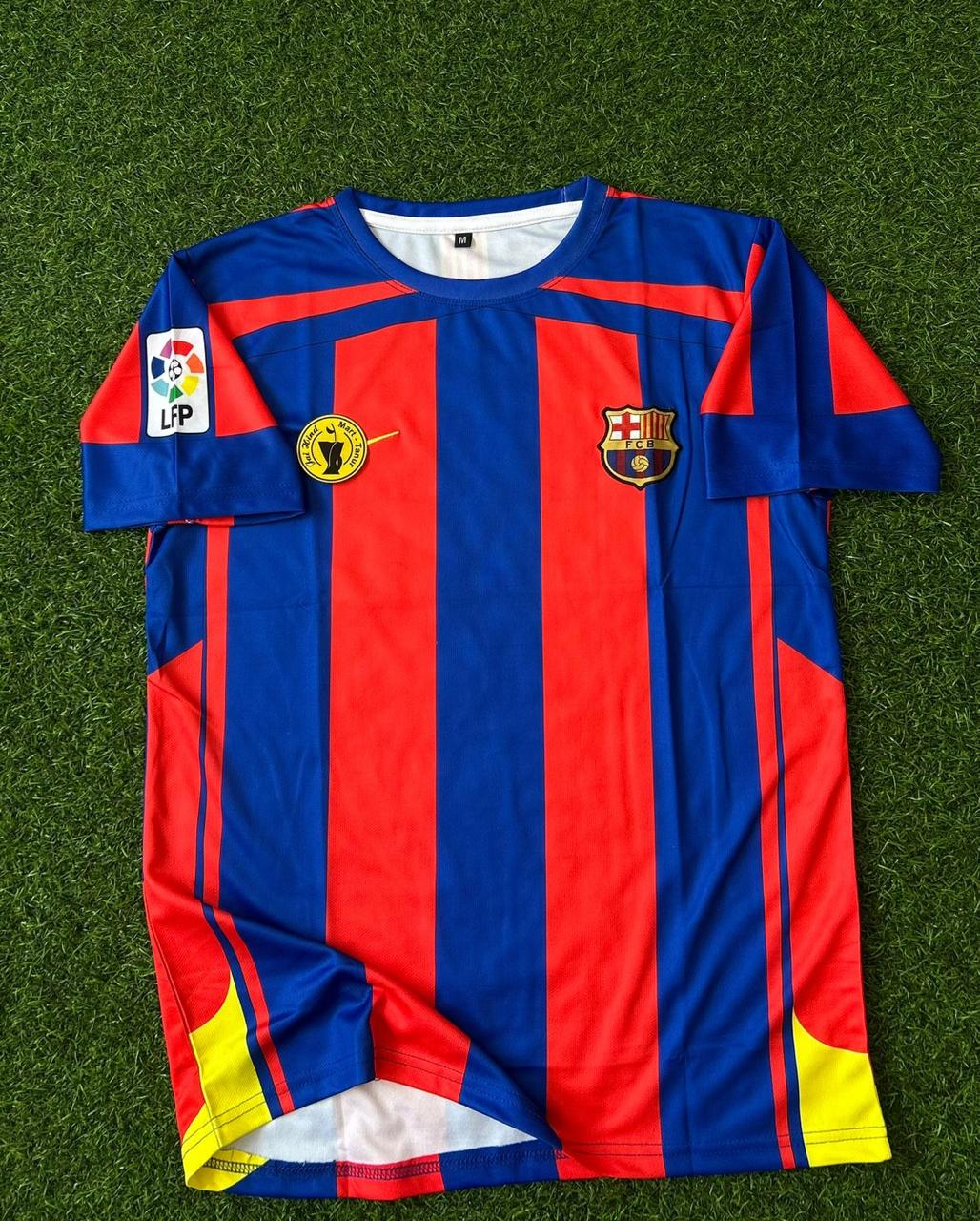 BARCELONA RETRO HOME KIT, HALFSLEEVE EMBROIDERY