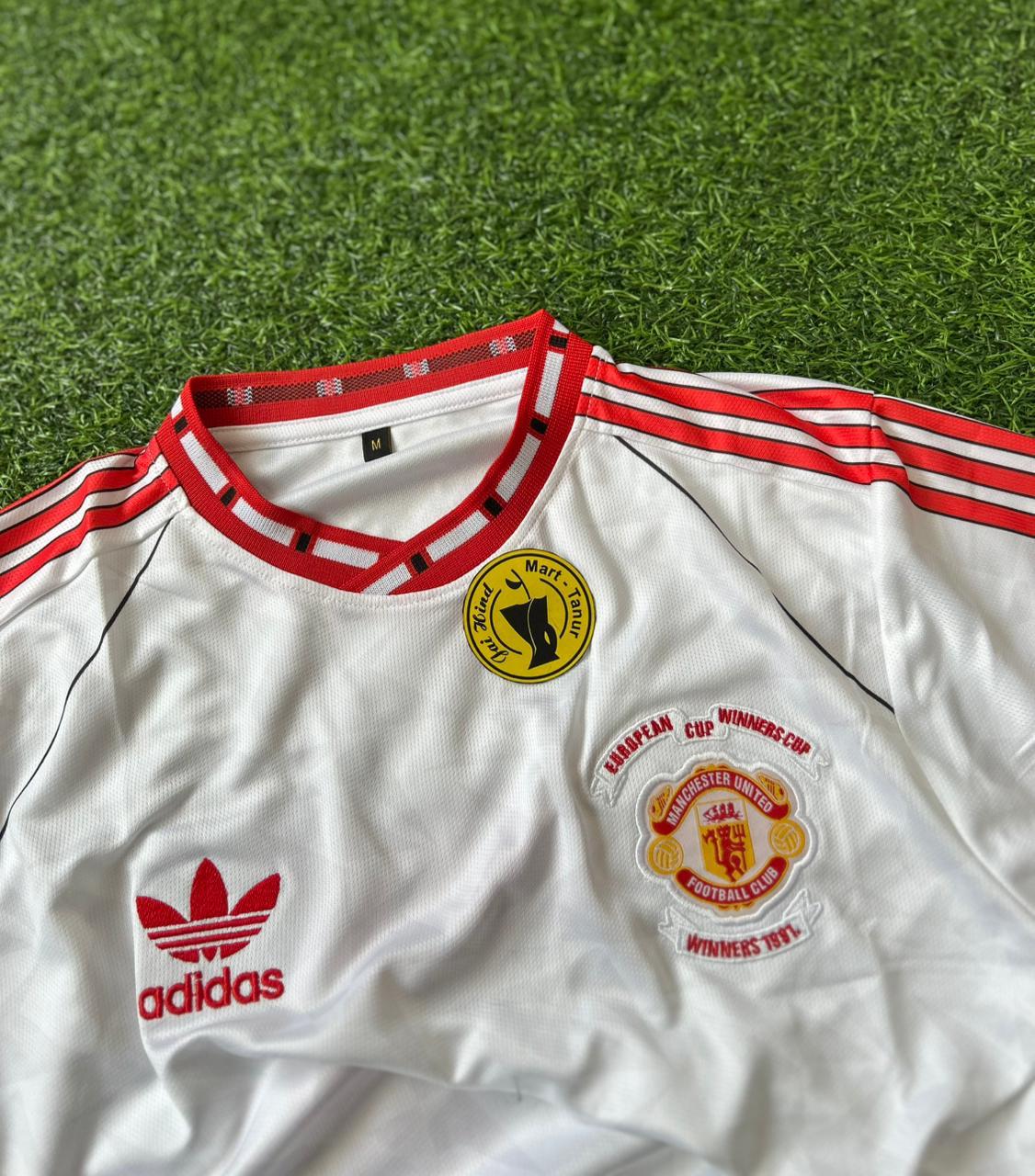 MAN UNITED 1991 RETRO AWAY, HALFSLEEVE EMBROIDERY