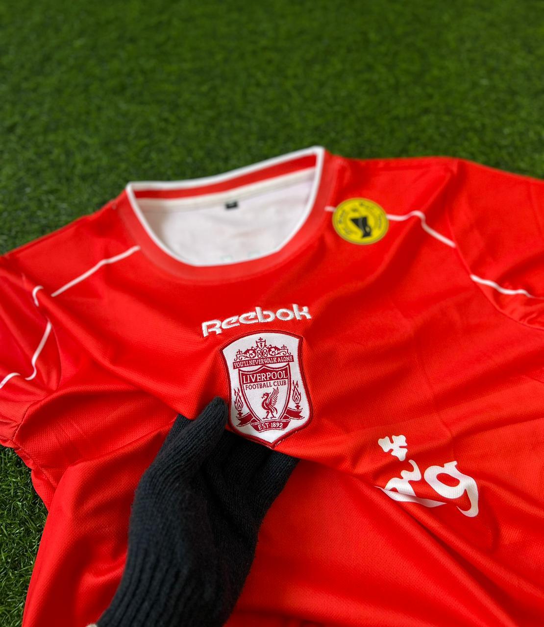 LIVERPOOL 2000-01 HOME KIT,HALFSLEEVE EMBROIDERY