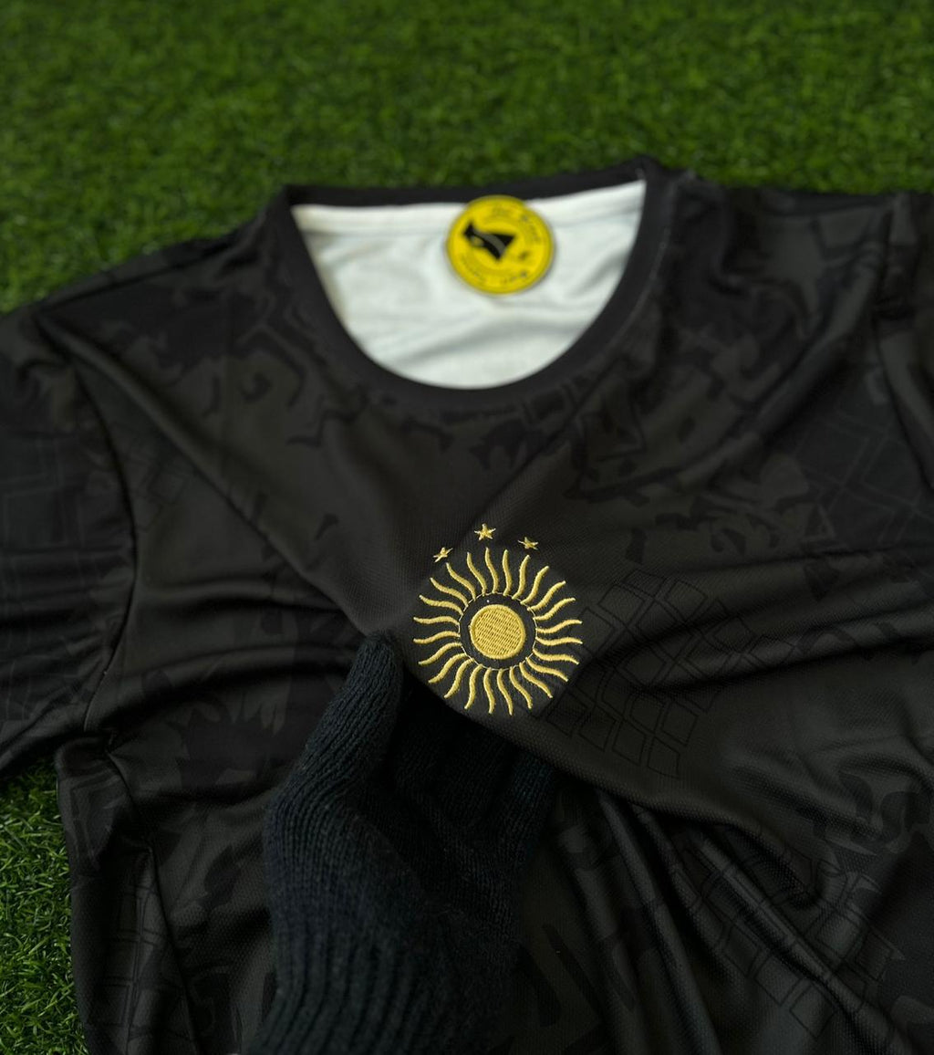 ARGENTINA MESSI GOAT VERSION, SPECIAL KIT. HALFSLEEVE EMBROIDERY