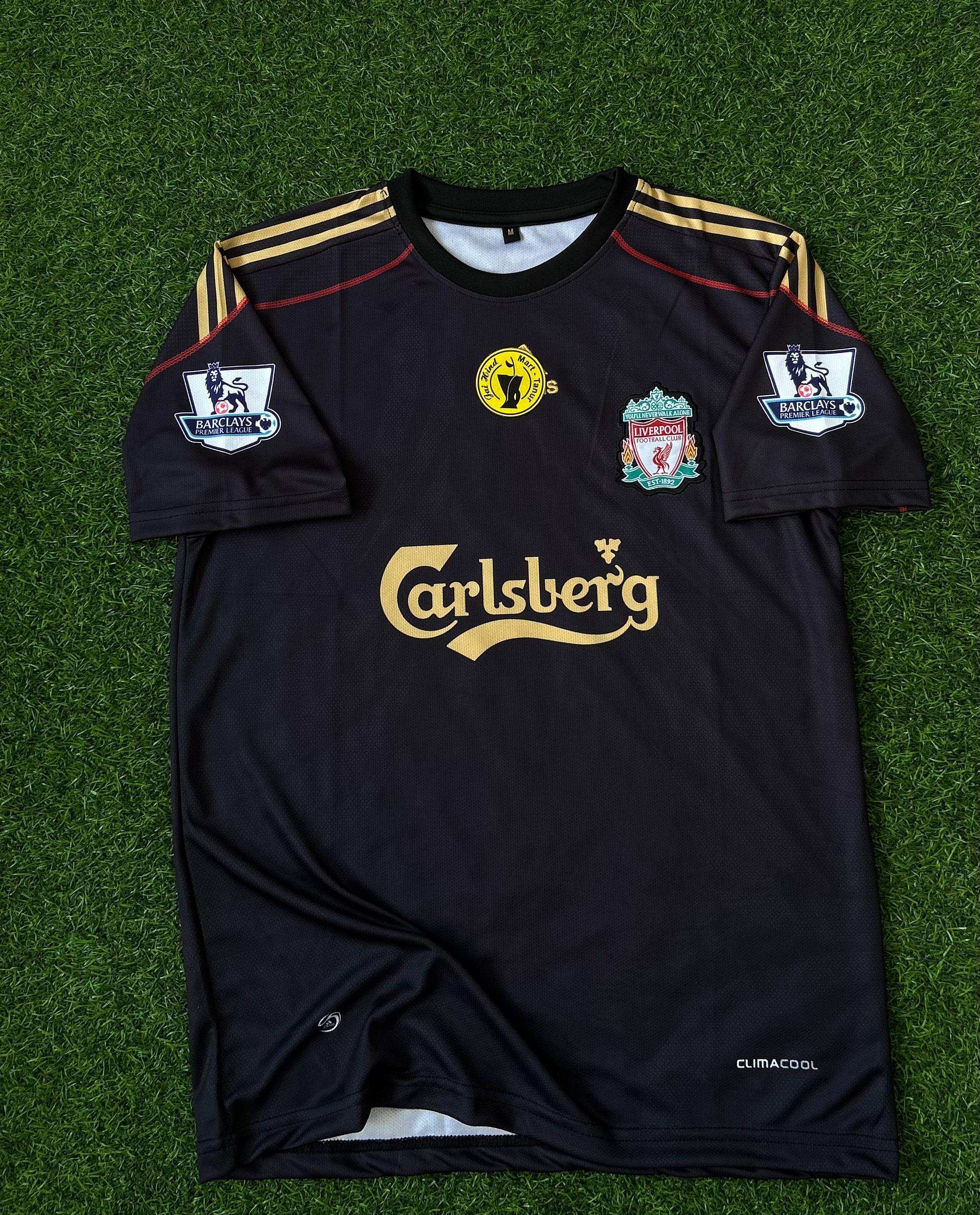 LIVERPOOL 2009-10 AWAY KIT, HALFSLEEVE EMBROIDERY