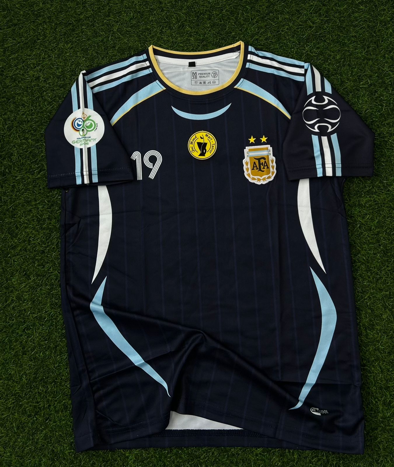 ARGENTINA 2006 WORLD CUP AWAY KIT, HALFSLEEVE EMBROIDERY