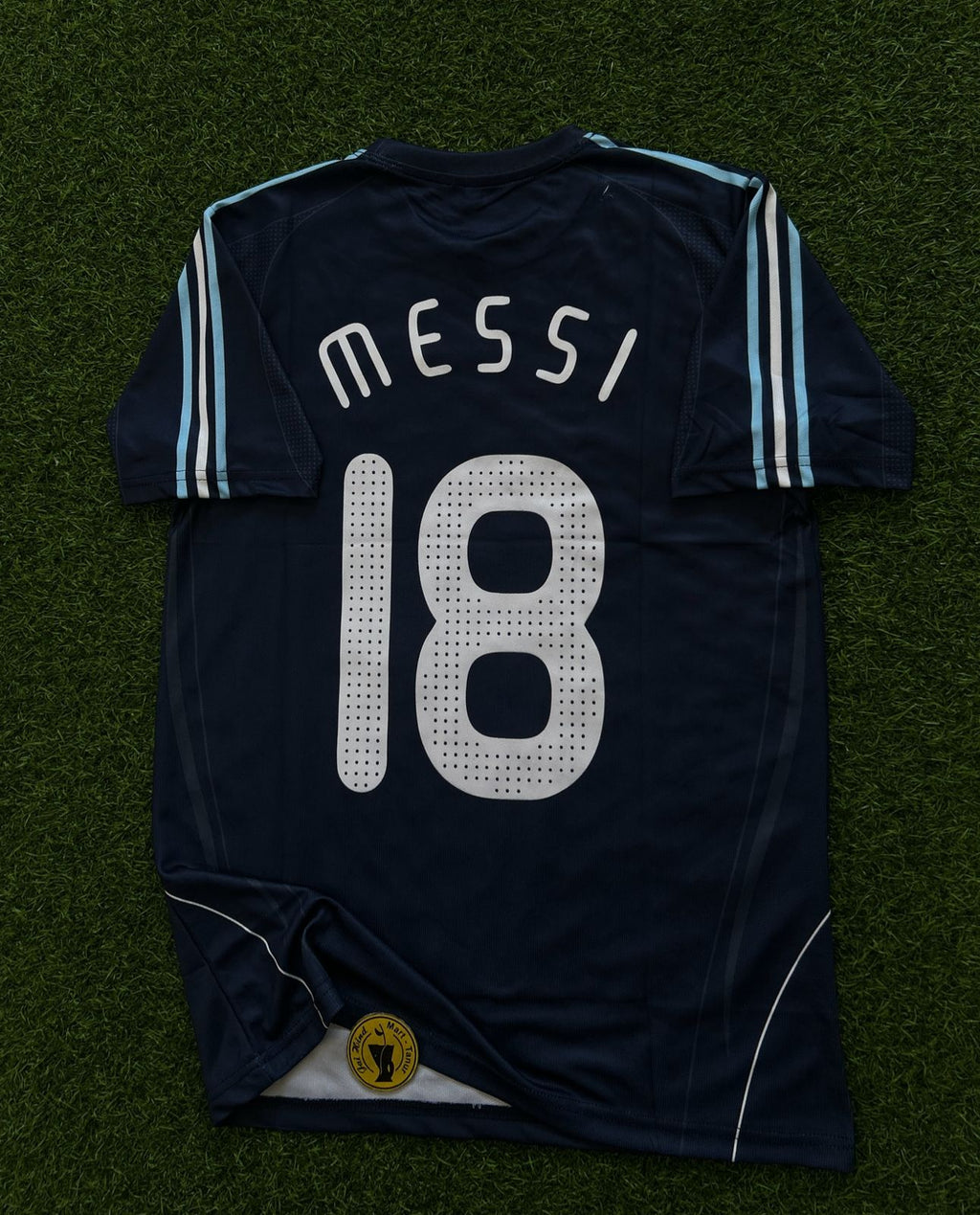 ARGENTINA 2008 AWAY KIT, HALFSLEEVE EMBROIDERY